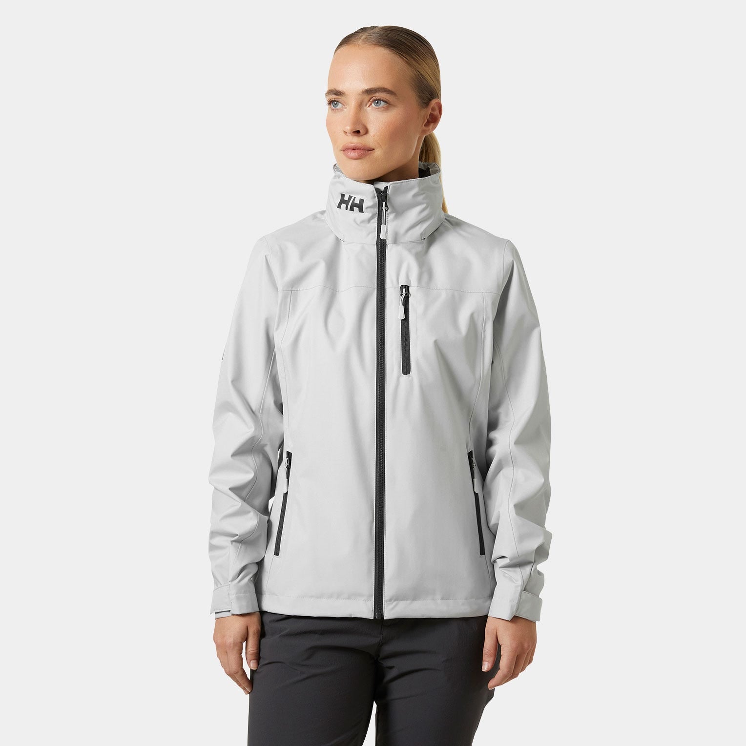 Women’s Crew Hooded Sailing Jacket 2.0 - 853 GREY FOG
