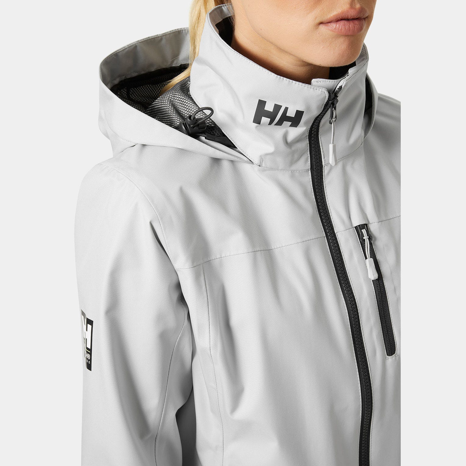 Women’s Crew Hooded Sailing Jacket 2.0 - 853 GREY FOG