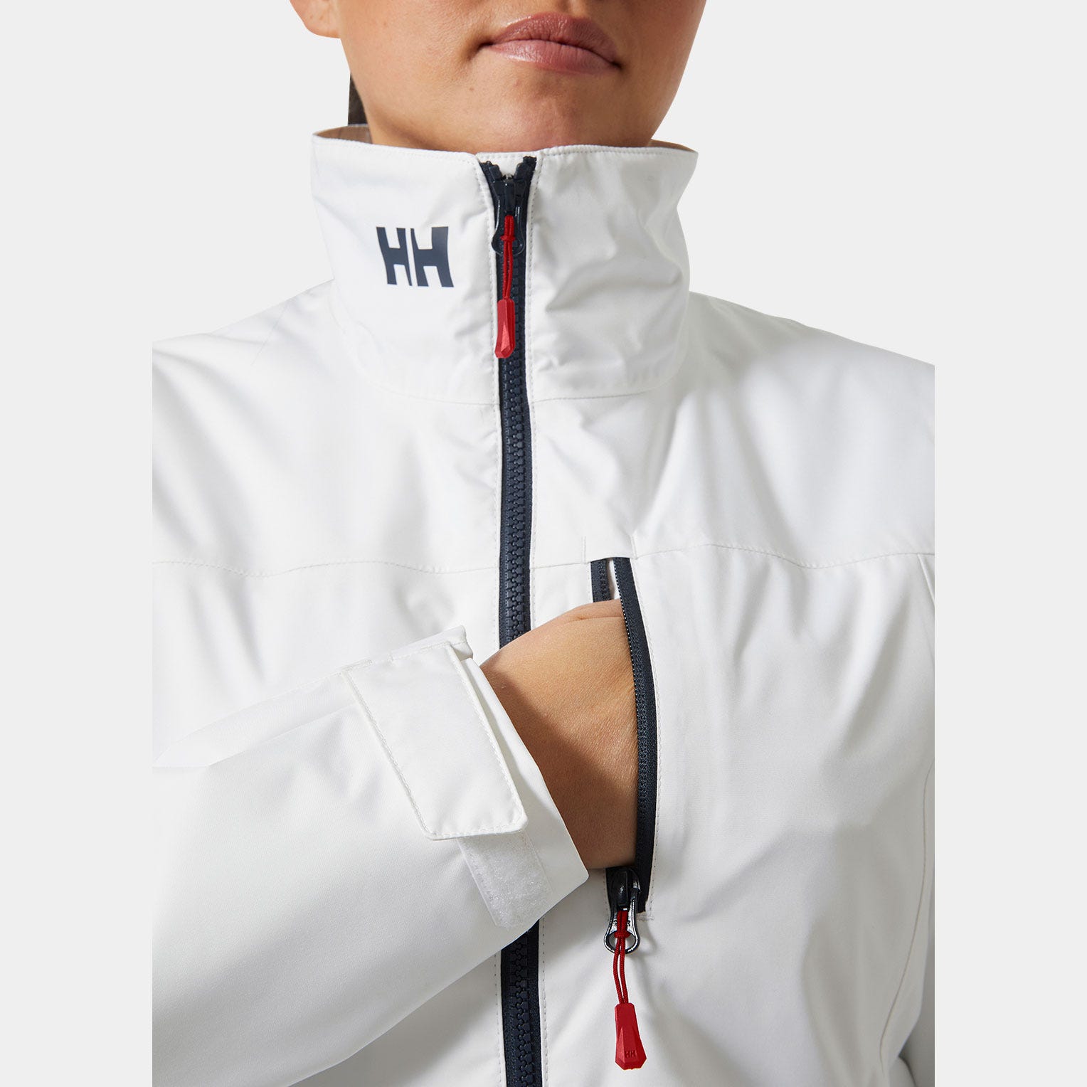 Women’s Crew Midlayer Sailing Jacket 2.0 - 001 WHITE