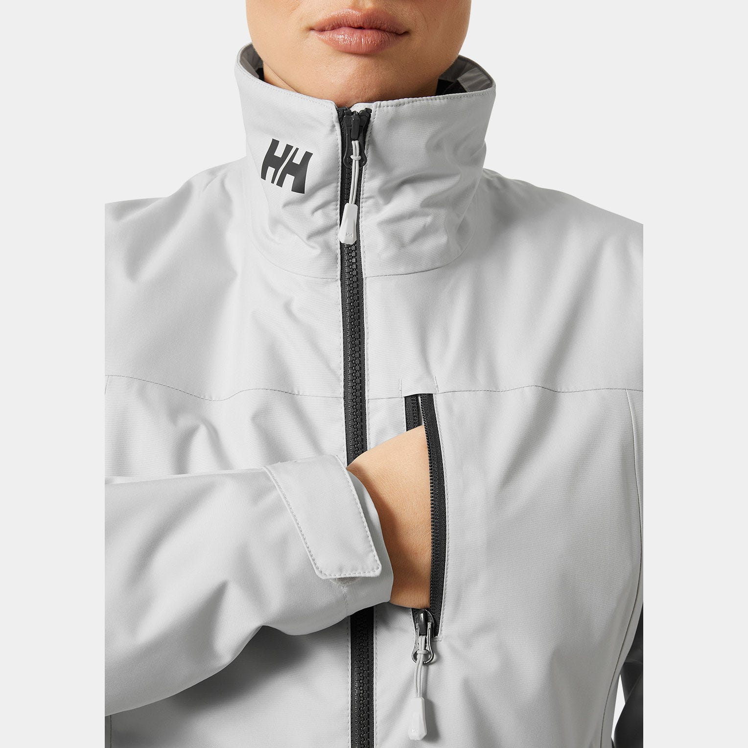 Women’s Crew Midlayer Sailing Jacket 2.0 - 853 GREY FOG