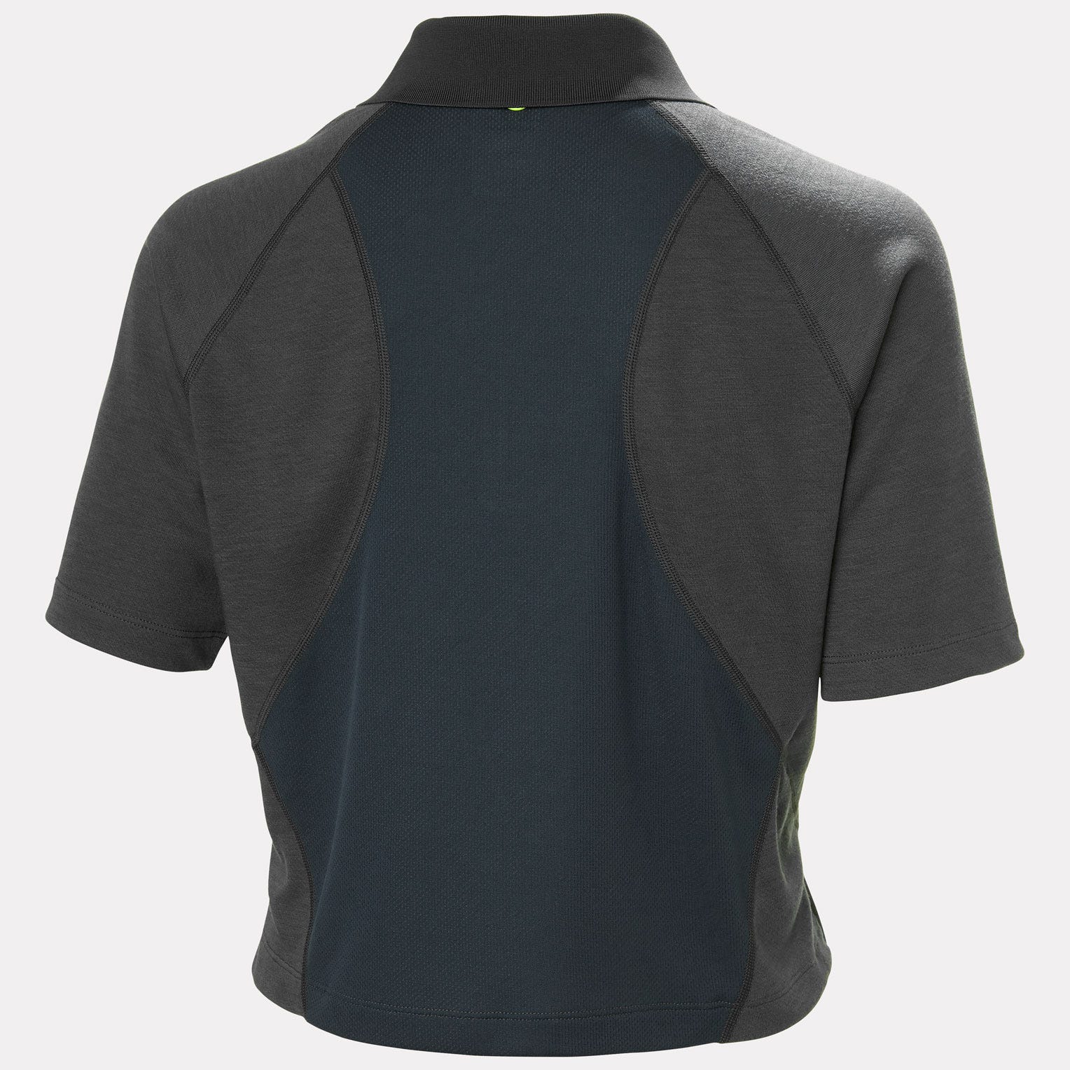 Women's Inshore Zip Crop Polo - 980 EBONY
