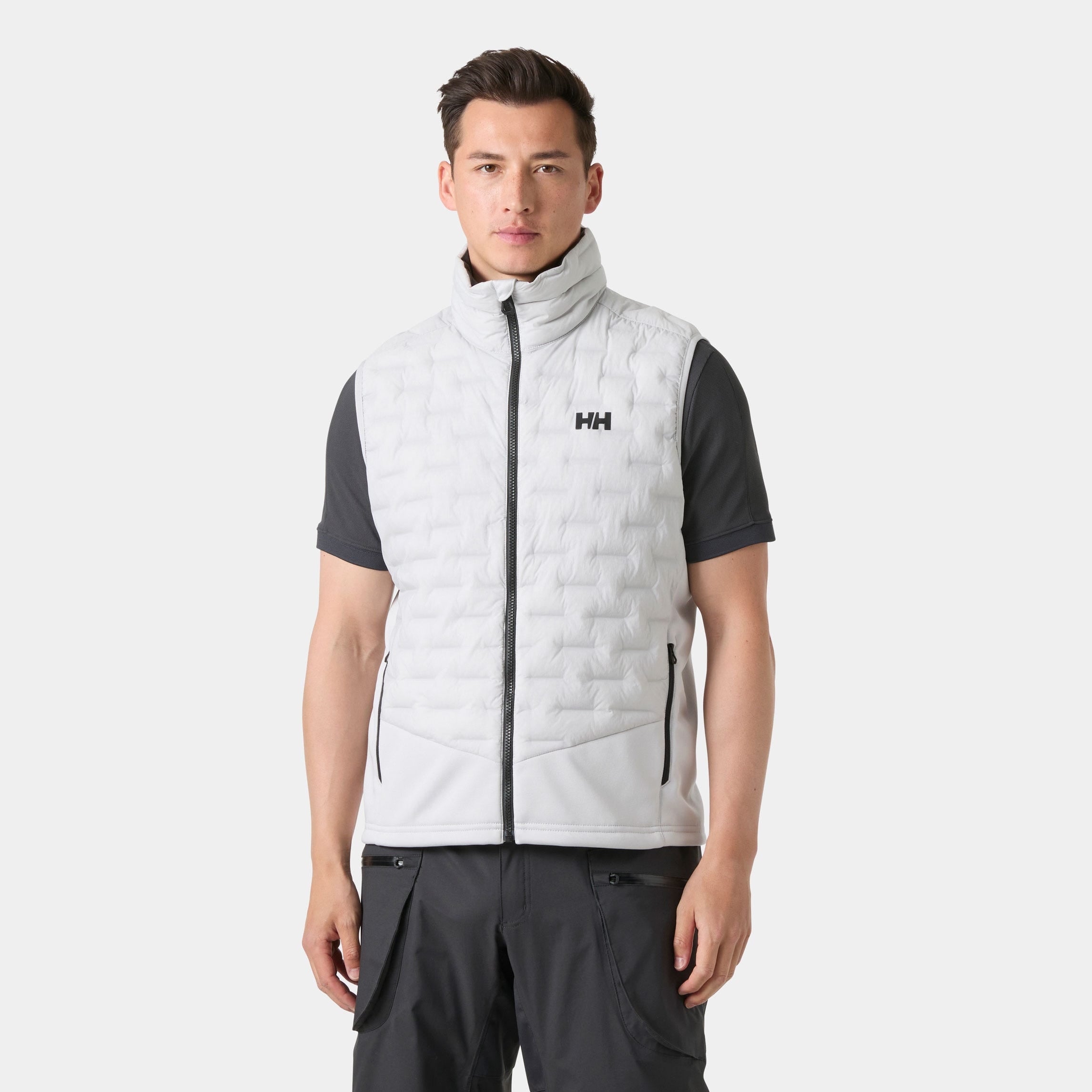 Men's HP Hybrid Stretch Insulator Vest - 853 GREY FOG