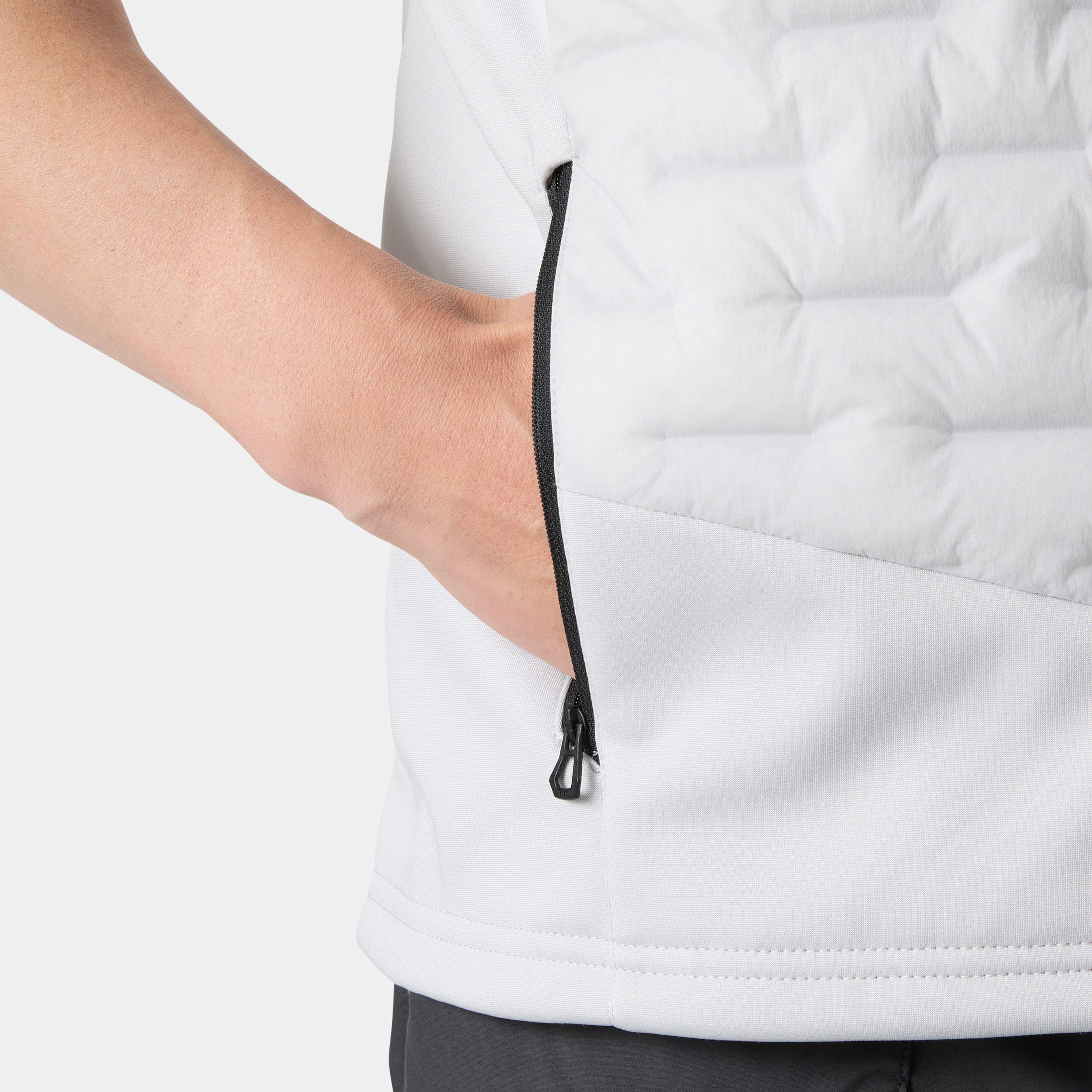 Men's HP Hybrid Stretch Insulator Vest - 853 GREY FOG