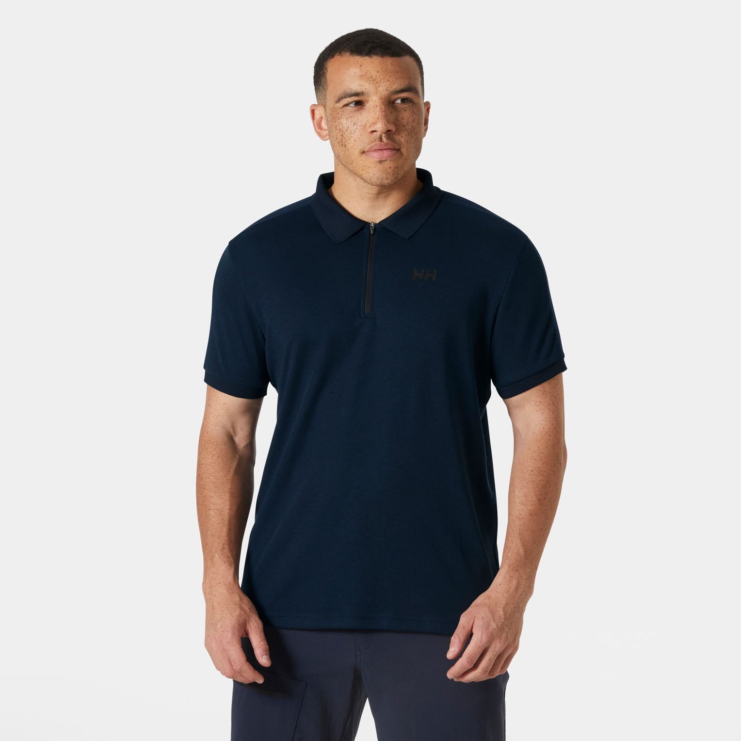 Men's HP Half-Zip Polo - 597 NAVY