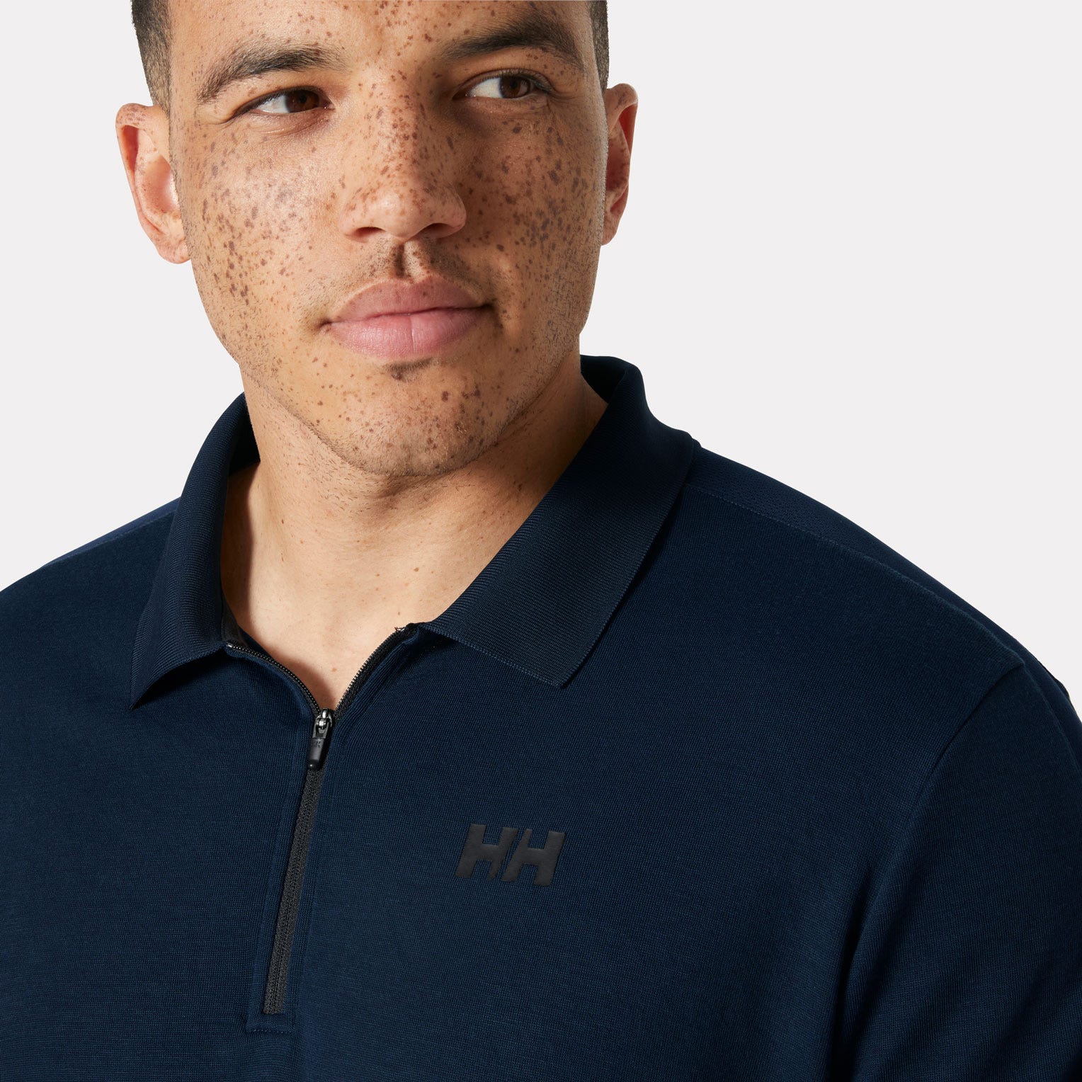 Men's HP Half-Zip Polo - 597 NAVY