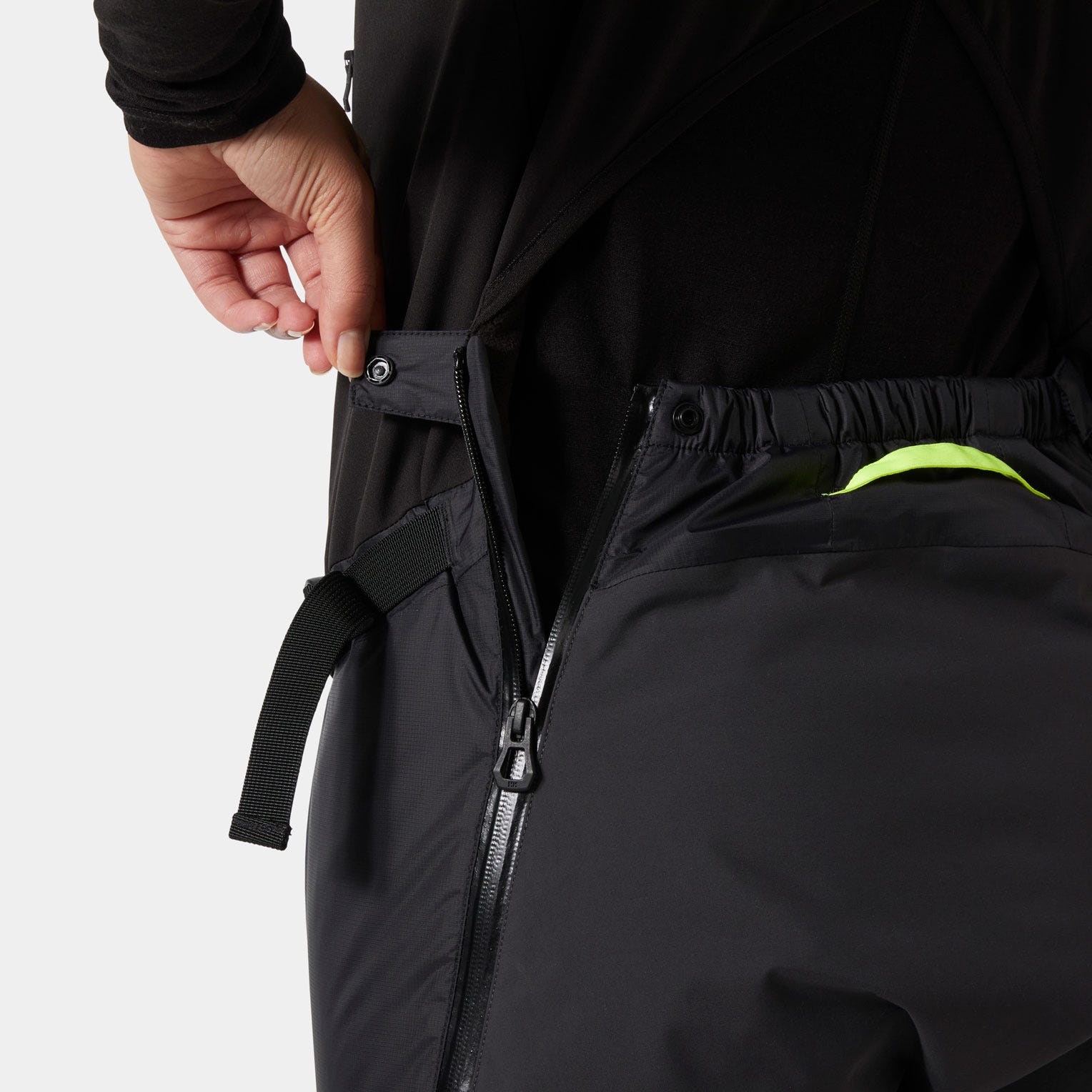 Unisex Ægir Midlayer Salopette - 990 BLACK