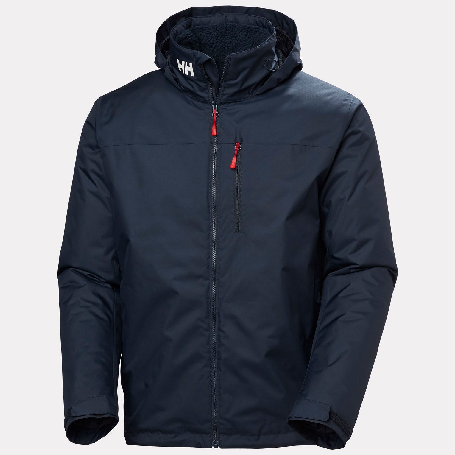 Men's Crew Hooded Pile Jacket - 597 NAVY
