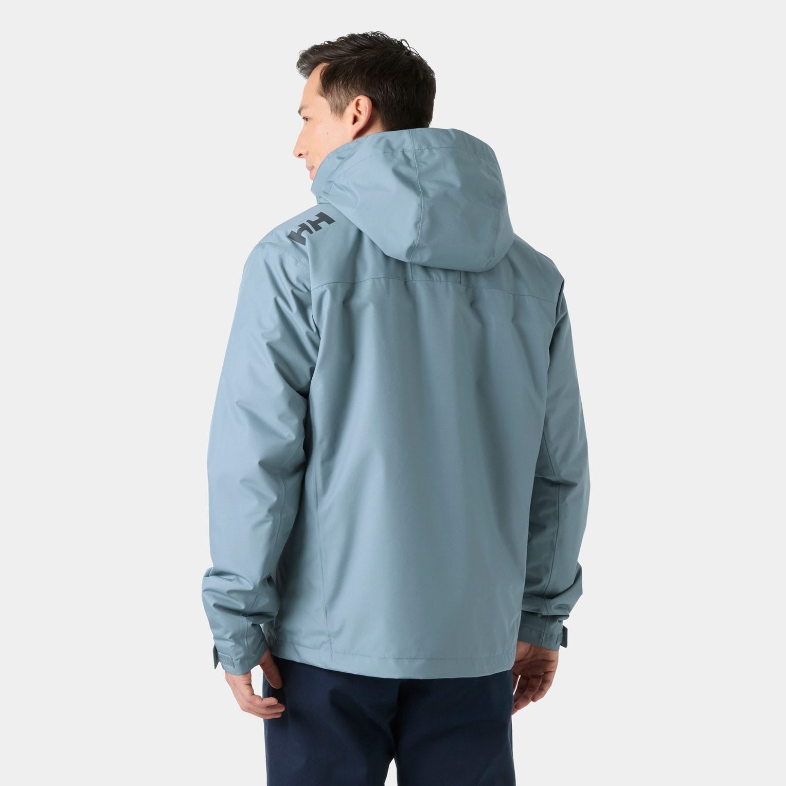 Men's Crew Hooded Pile Jacket - 601 WASHED NAVY