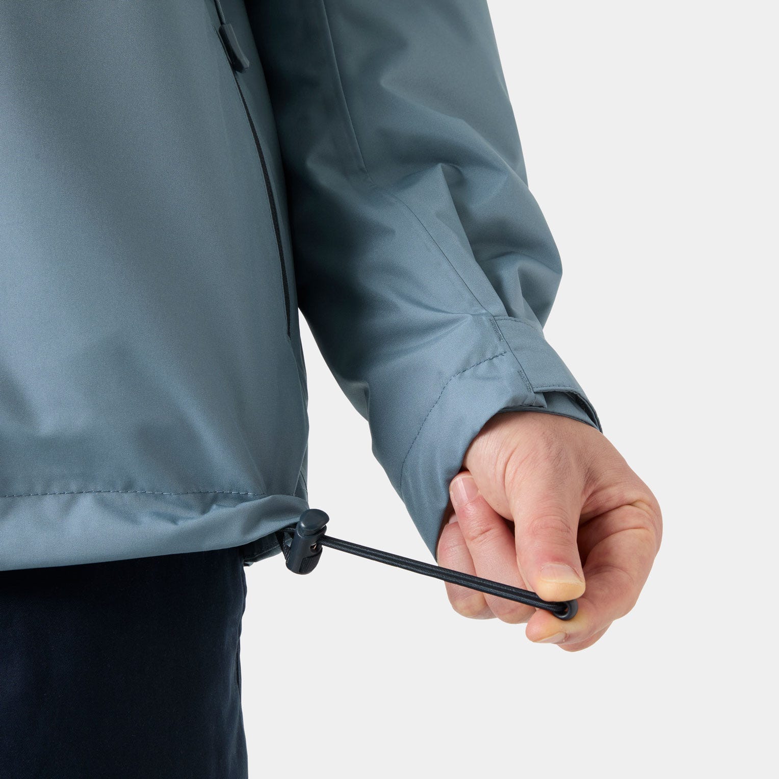 Men's Crew Hooded Pile Jacket - 601 WASHED NAVY