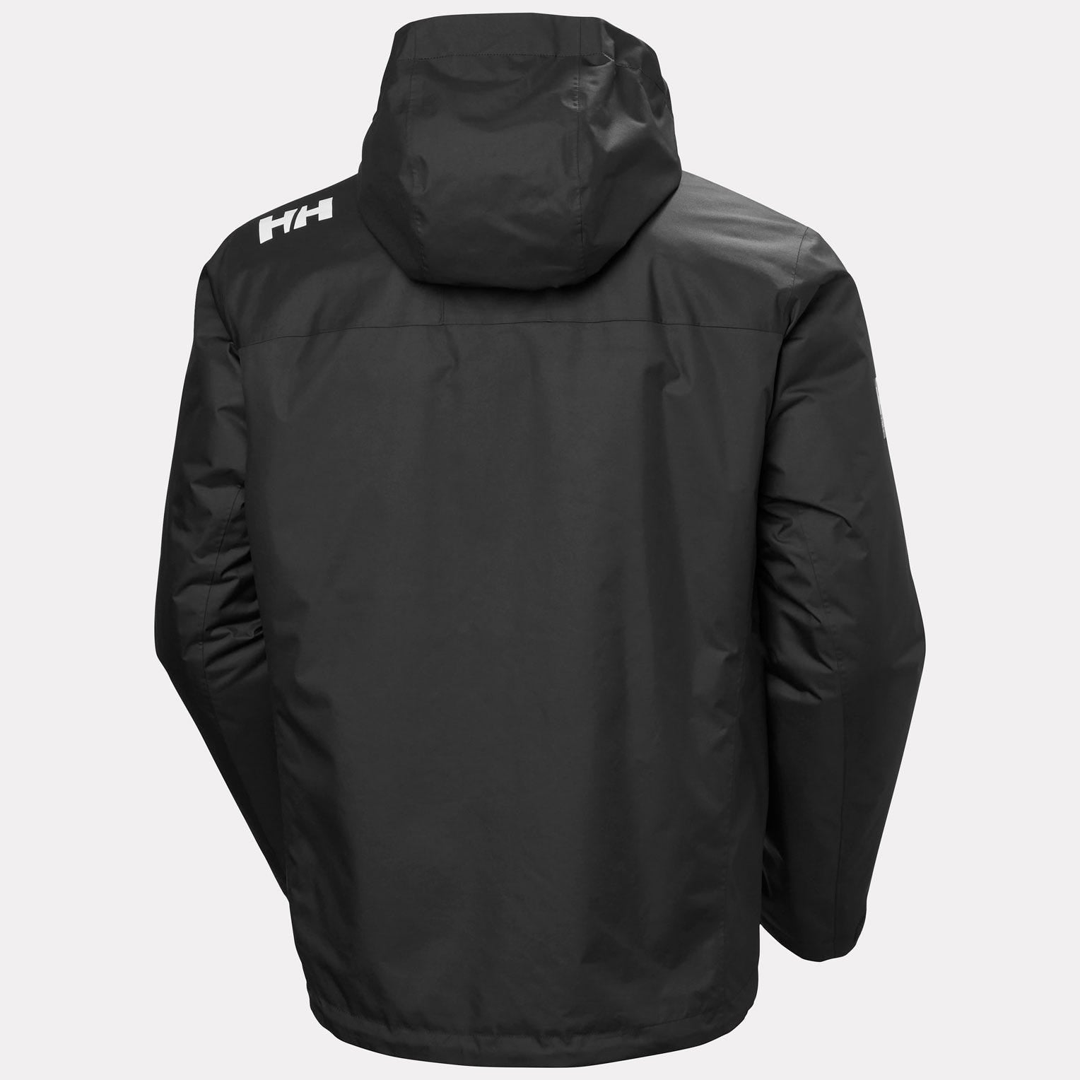 Men's Crew Hooded Pile Jacket - 990 BLACK