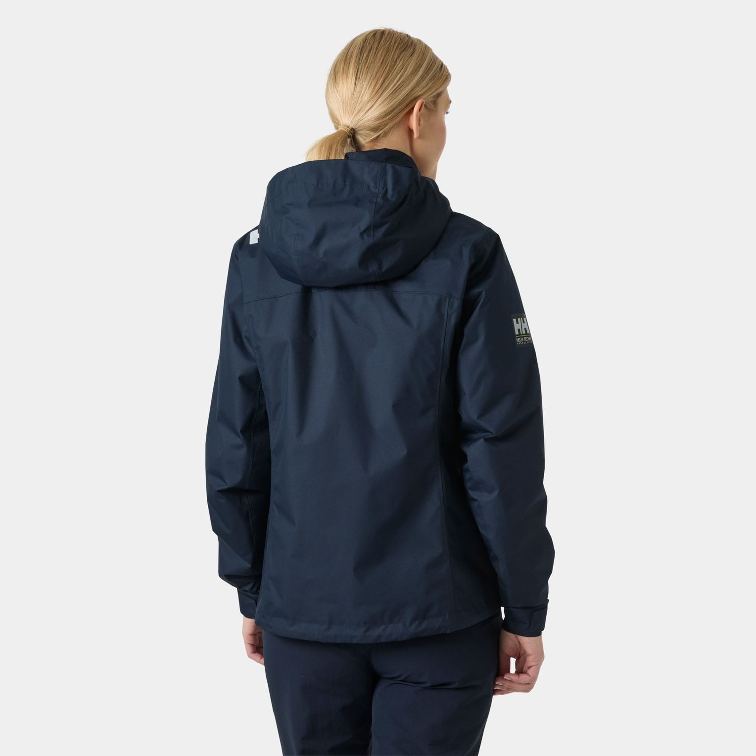 Women's Crew Hooded Pile Jacket - 597 NAVY