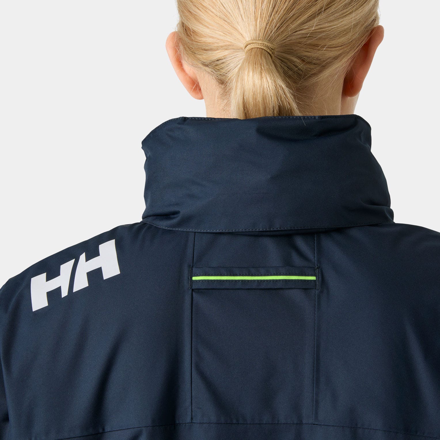 Women's Crew Hooded Pile Jacket - 597 NAVY
