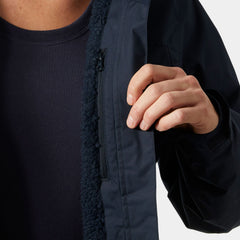 Women's Crew Hooded Pile Jacket - 597 NAVY