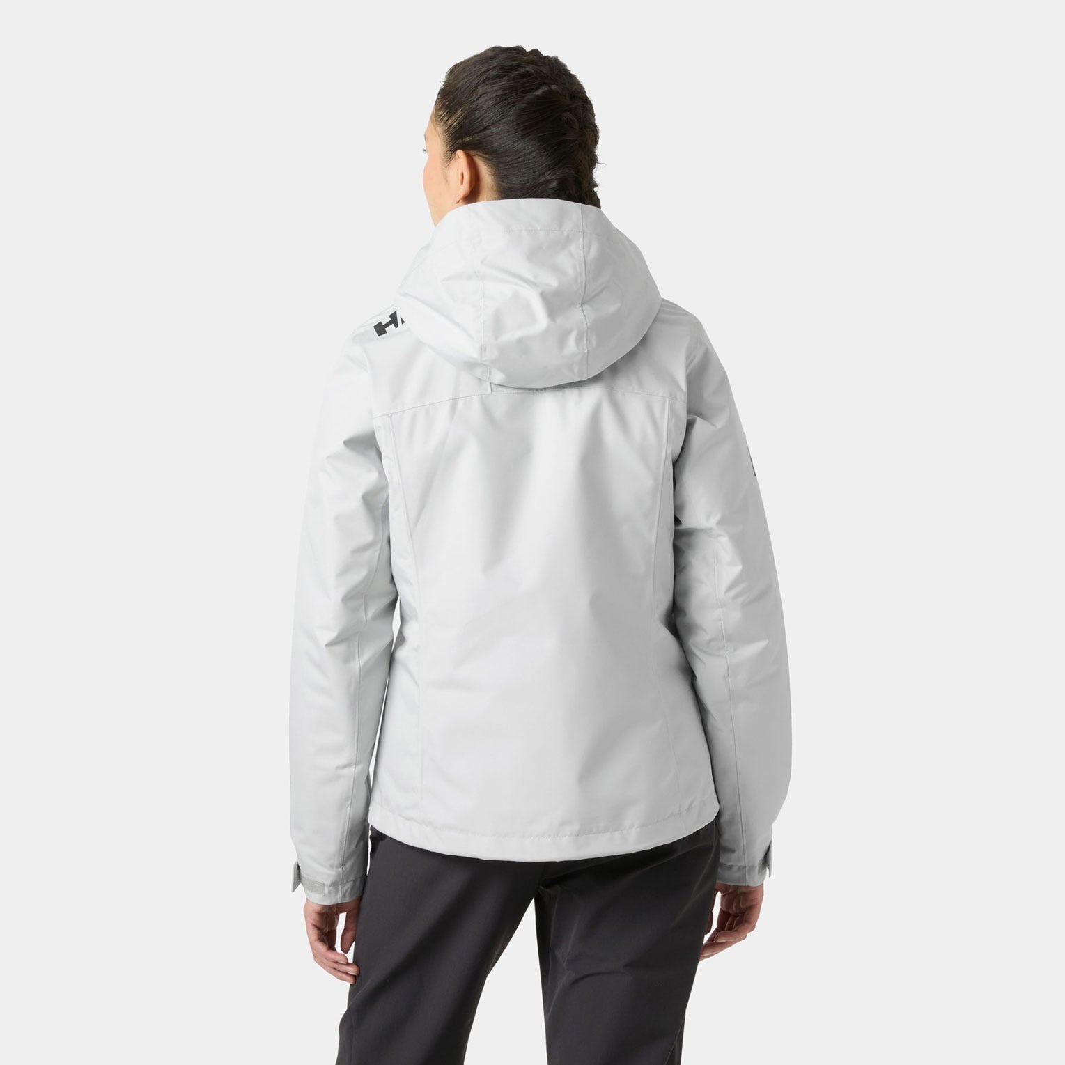 Women's Crew Hooded Pile Jacket - 853 GREY FOG