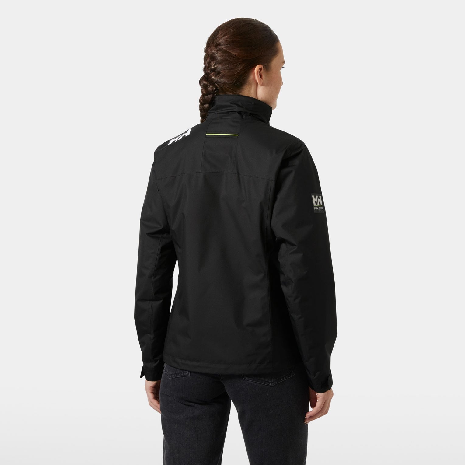 Women's Crew Hooded Pile Jacket - 990 BLACK