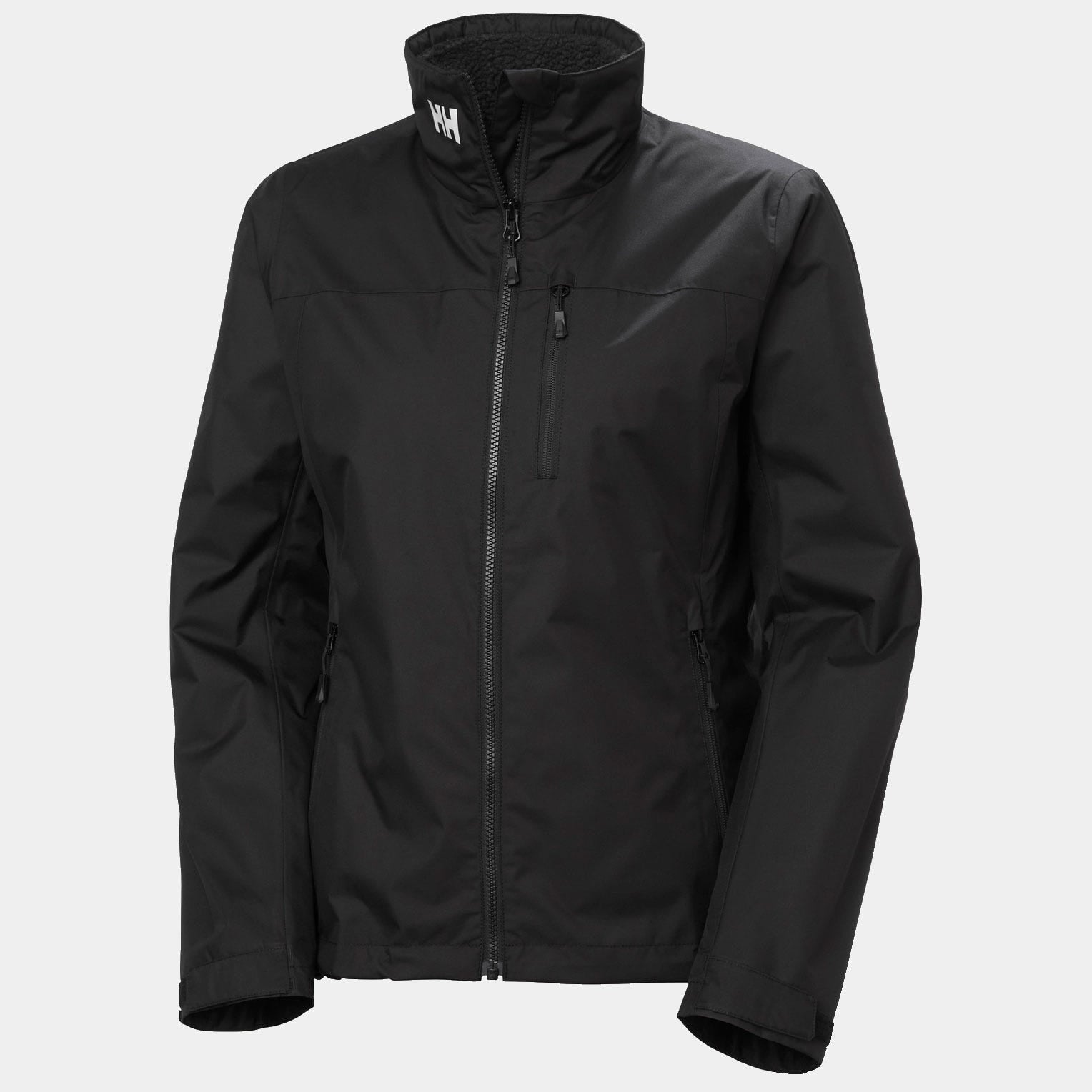 Women's Crew Hooded Pile Jacket - 990 BLACK