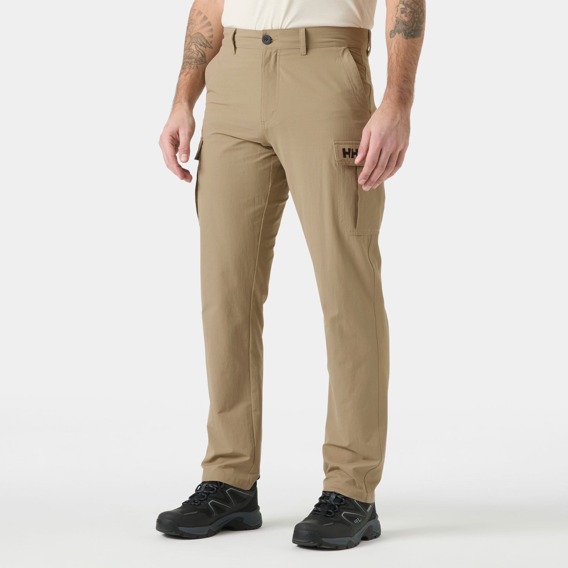 Men's HH Quick Dry Cargo Pants - 757 PEBBLE
