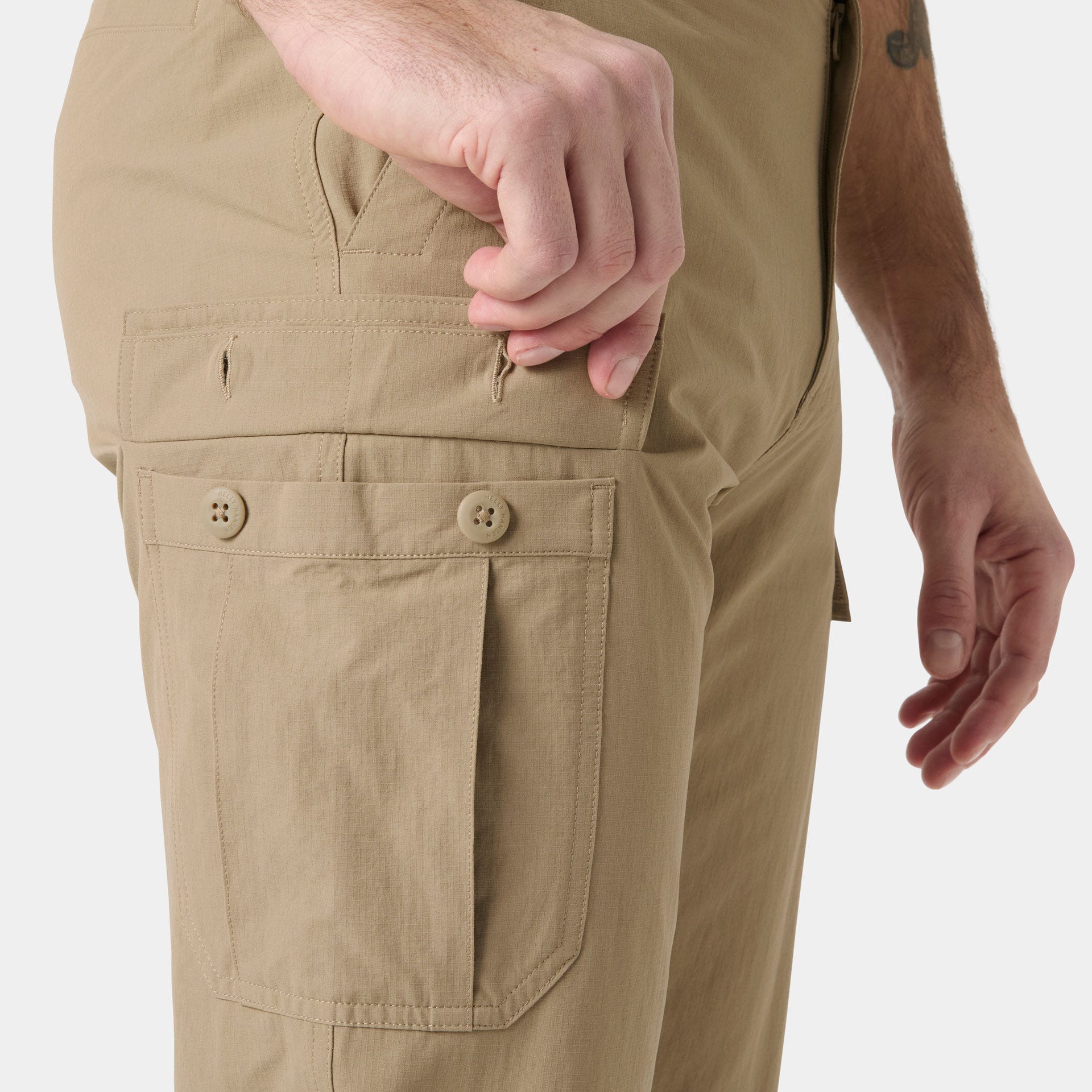 Men's HH Quick Dry Cargo Pants - 757 PEBBLE