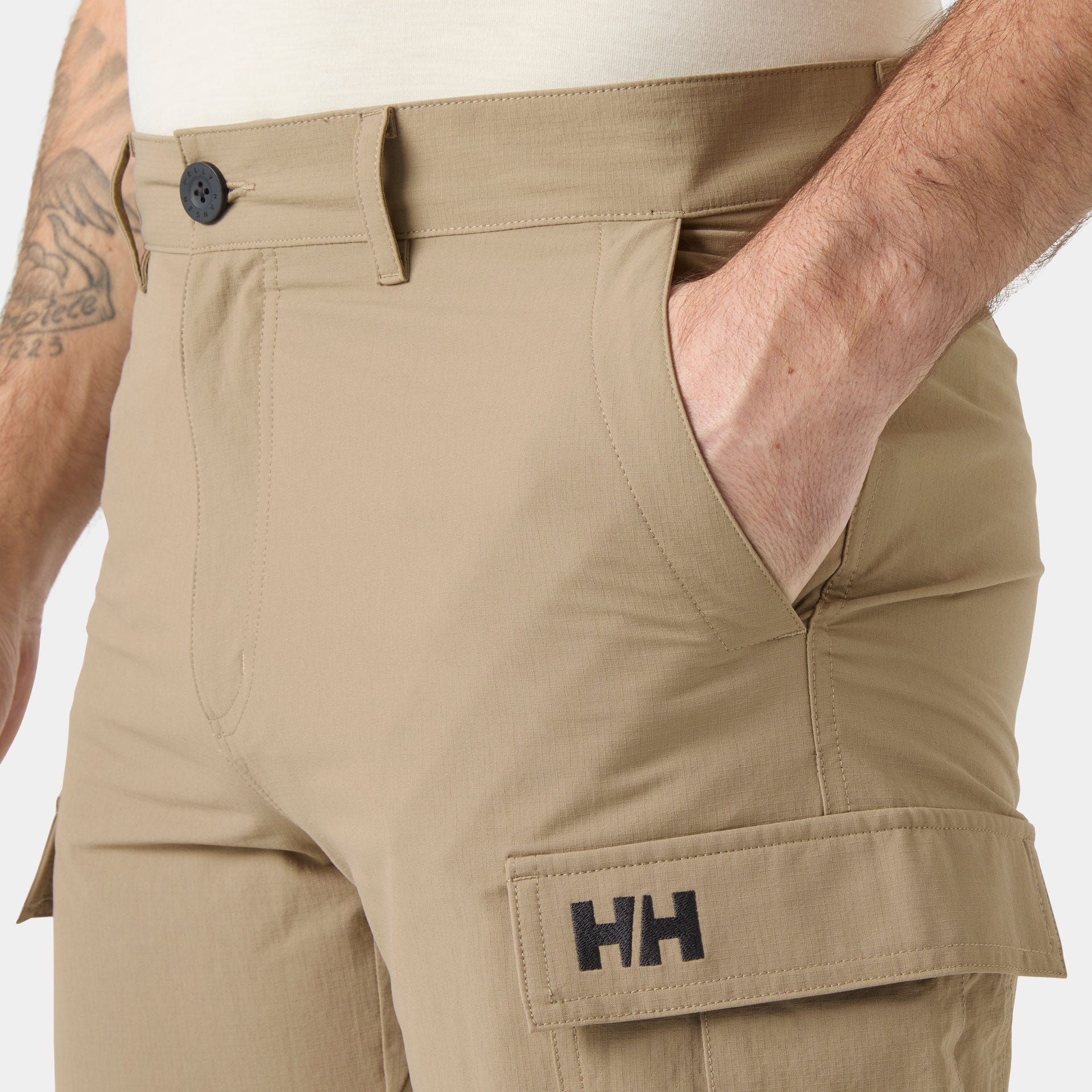 Men's HH Quick Dry Cargo Pants - 757 PEBBLE