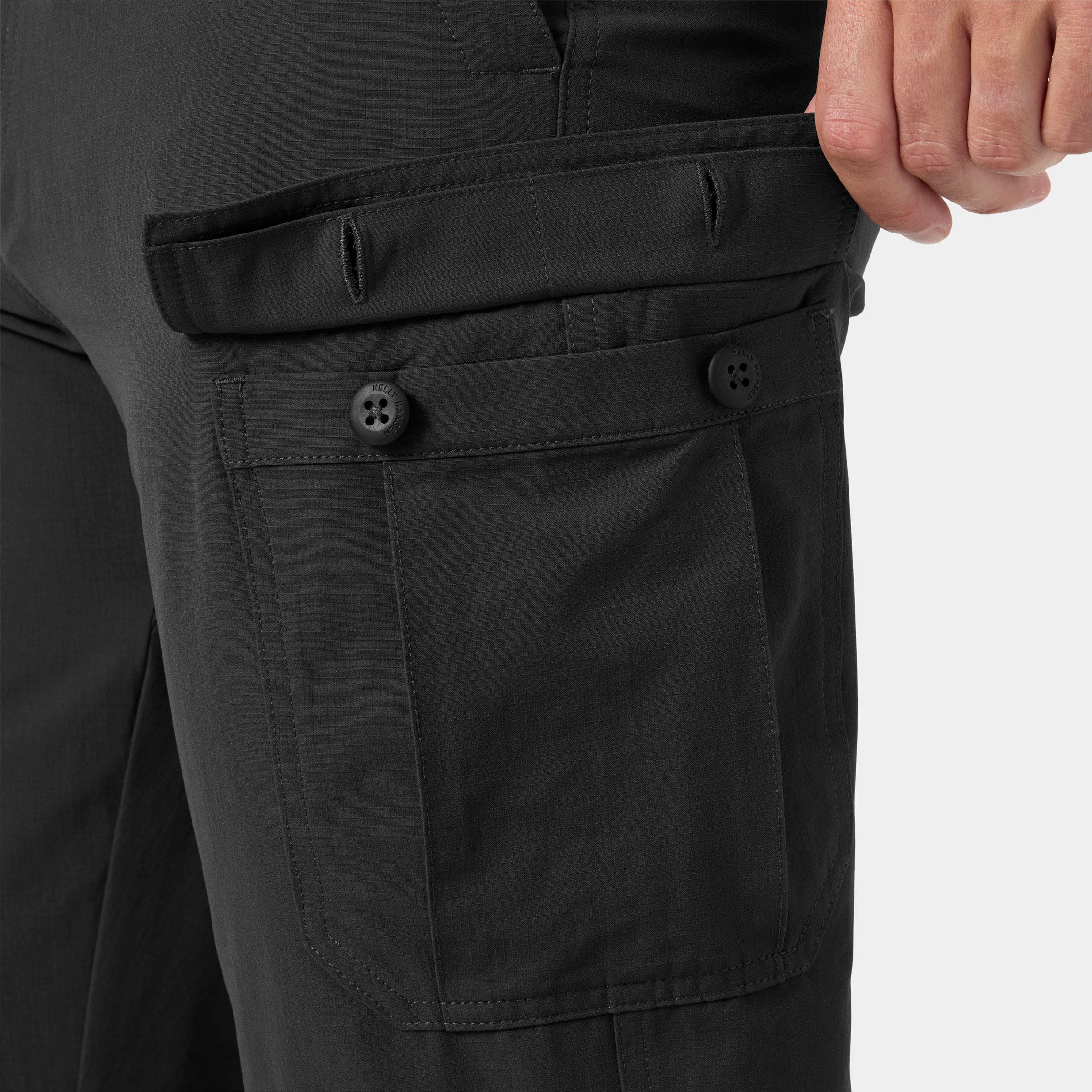 Men's HH Quick Dry Cargo Pants - 980 EBONY