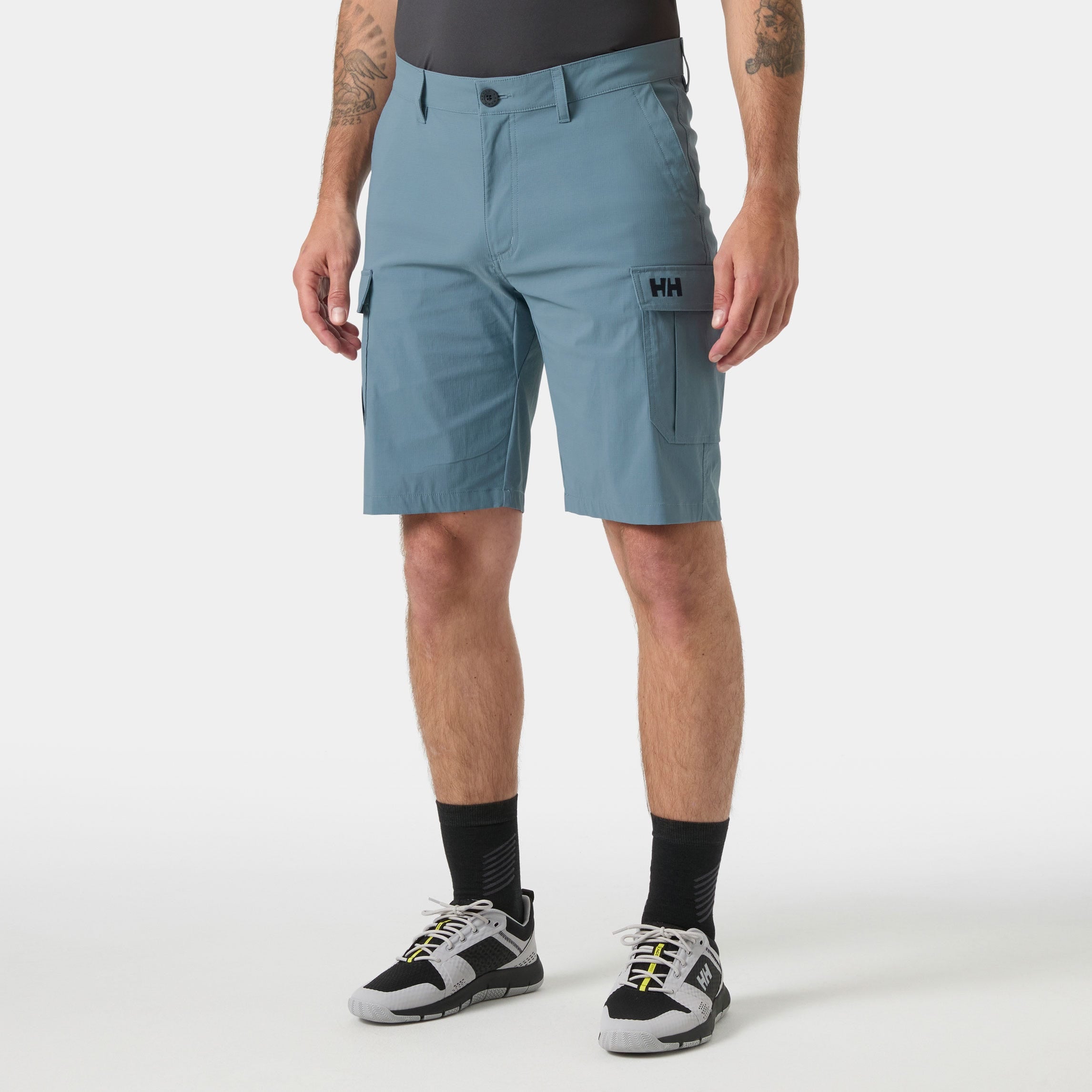 Men's HH Quick Dry Cargo Shorts 11" - 601 WASHED NAVY