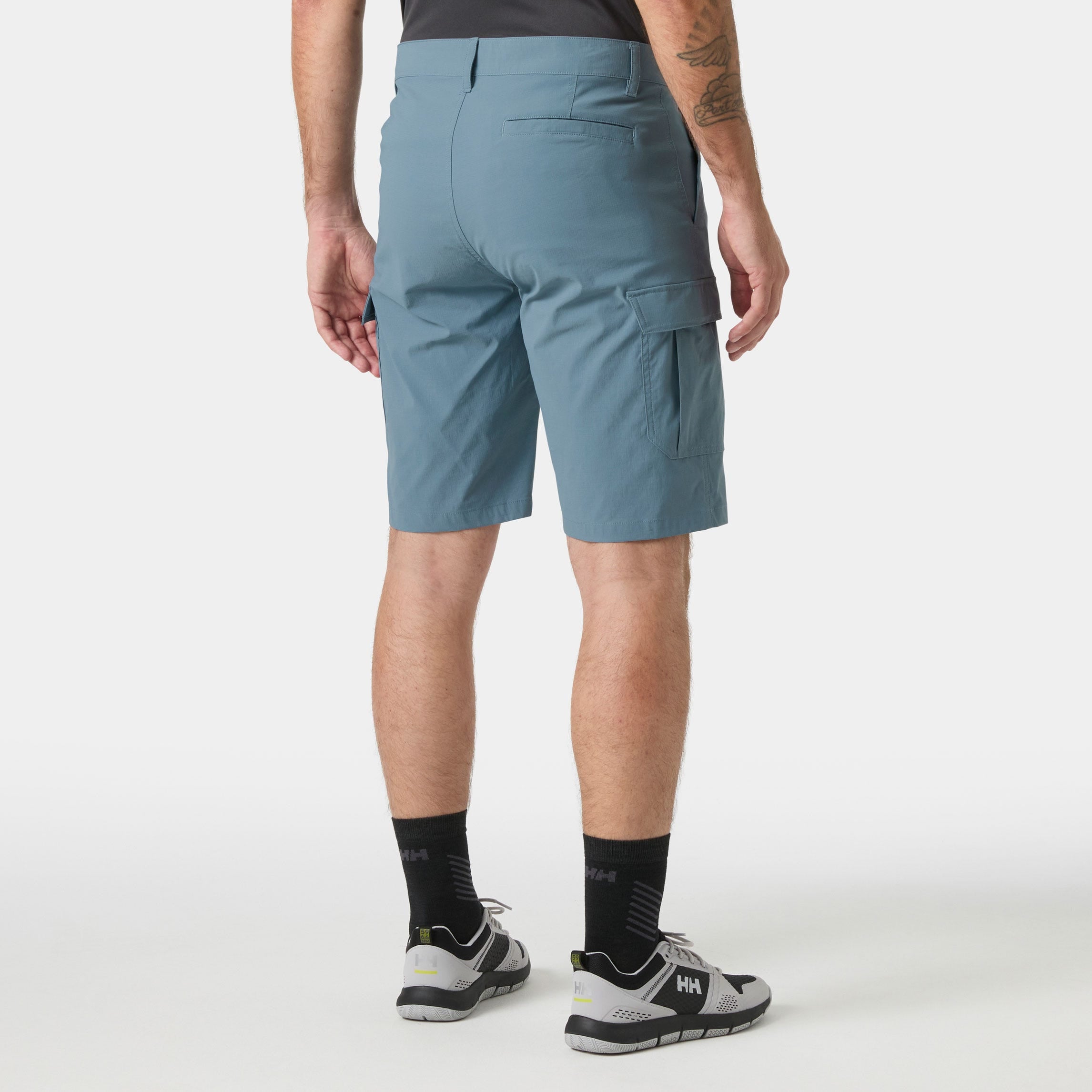 Men's HH Quick Dry Cargo Shorts 11" - 601 WASHED NAVY