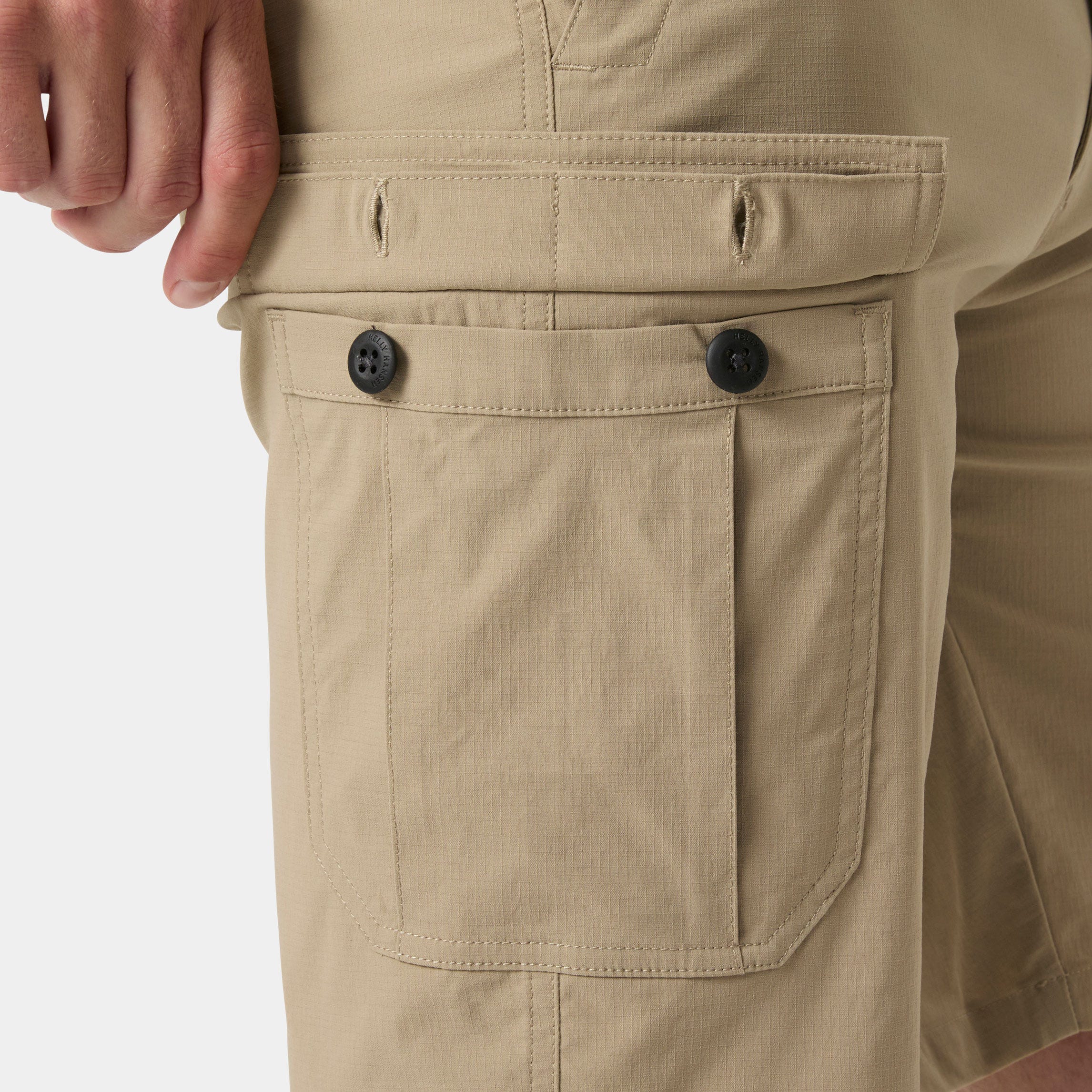 Men's HH Quick Dry Cargo Shorts 11" - 757 PEBBLE