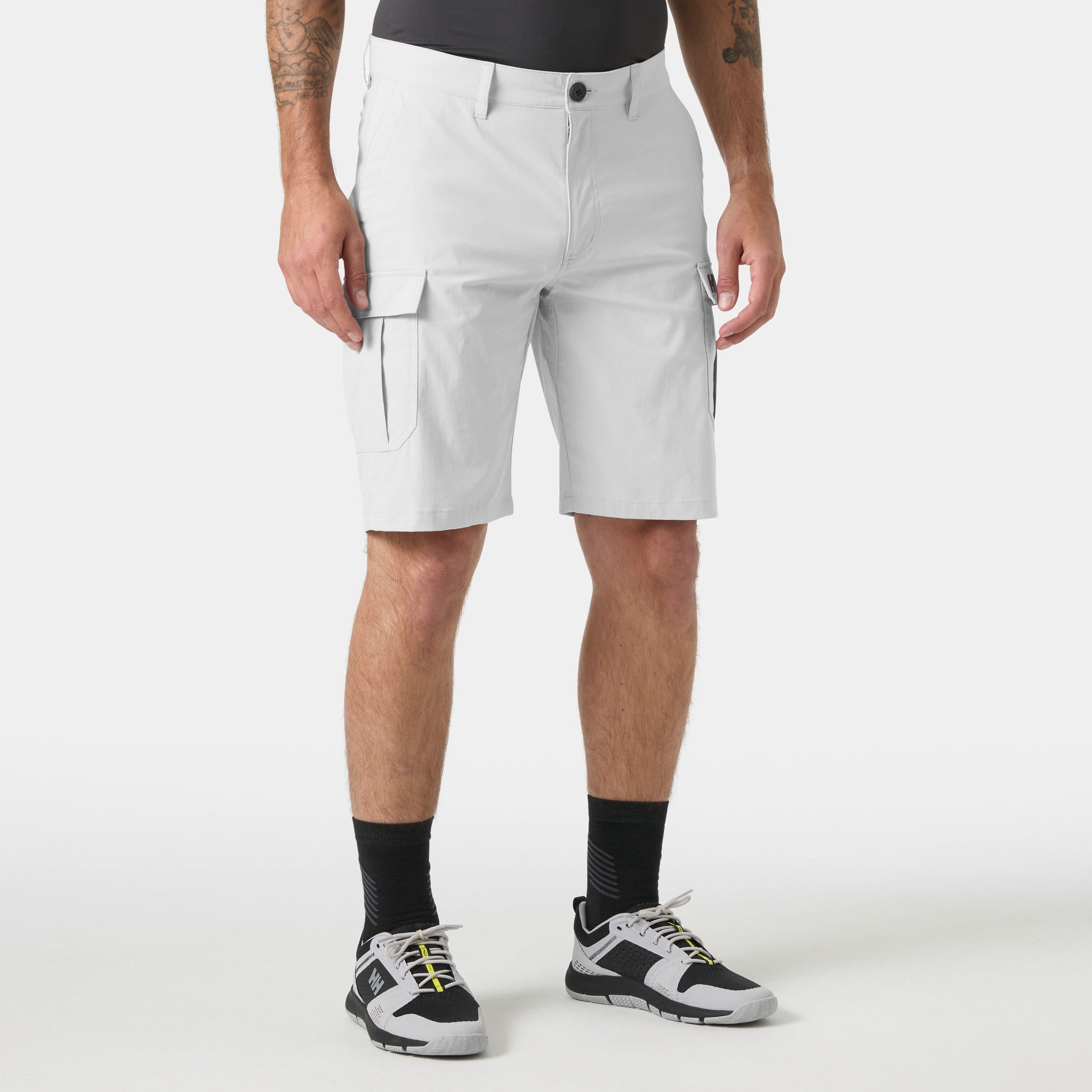 Men's HH Quick Dry Cargo Shorts 11" - 853 GREY FOG