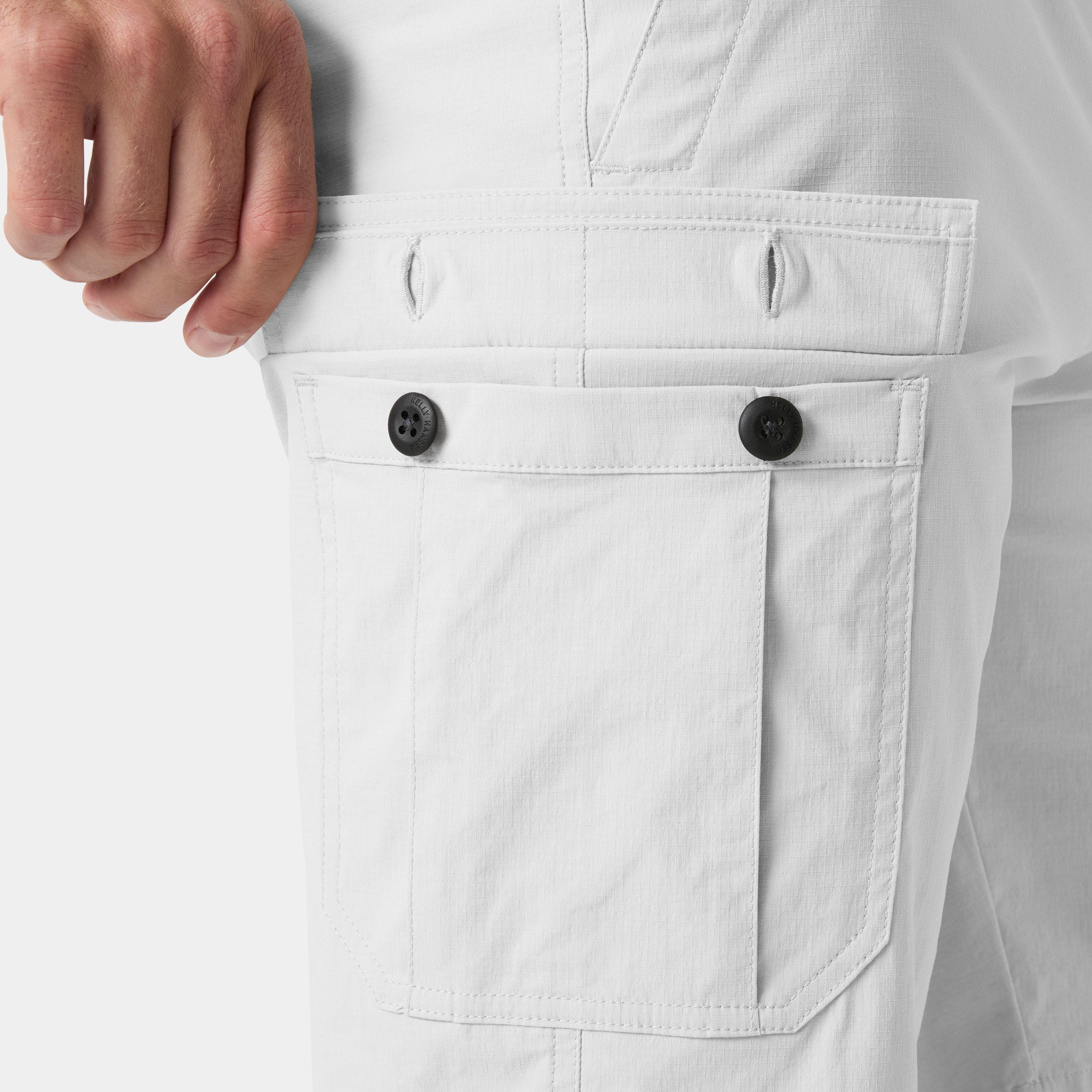 Men's HH Quick Dry Cargo Shorts 11" - 853 GREY FOG