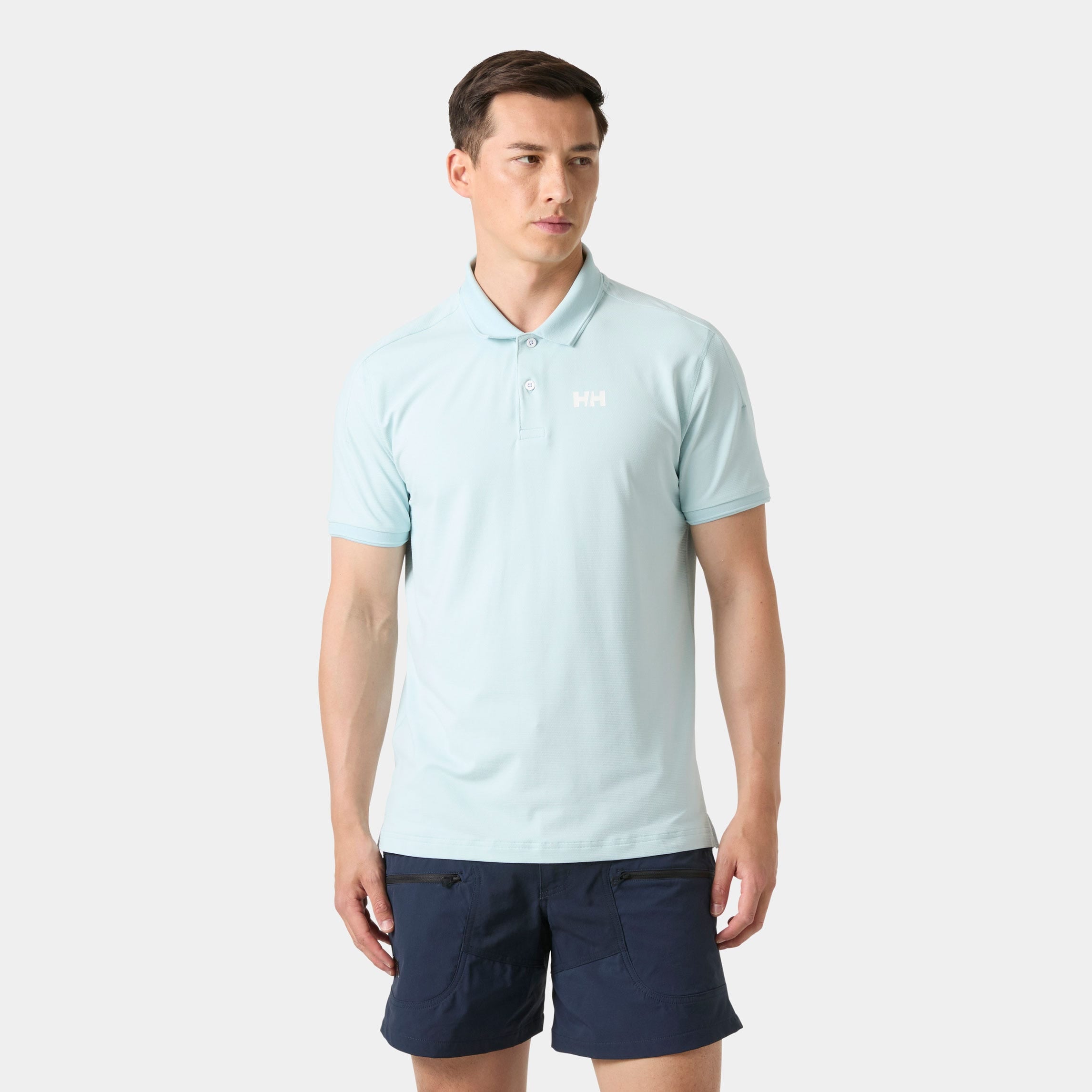 Men's HP Salina Polo - 537 BARELY BLUE