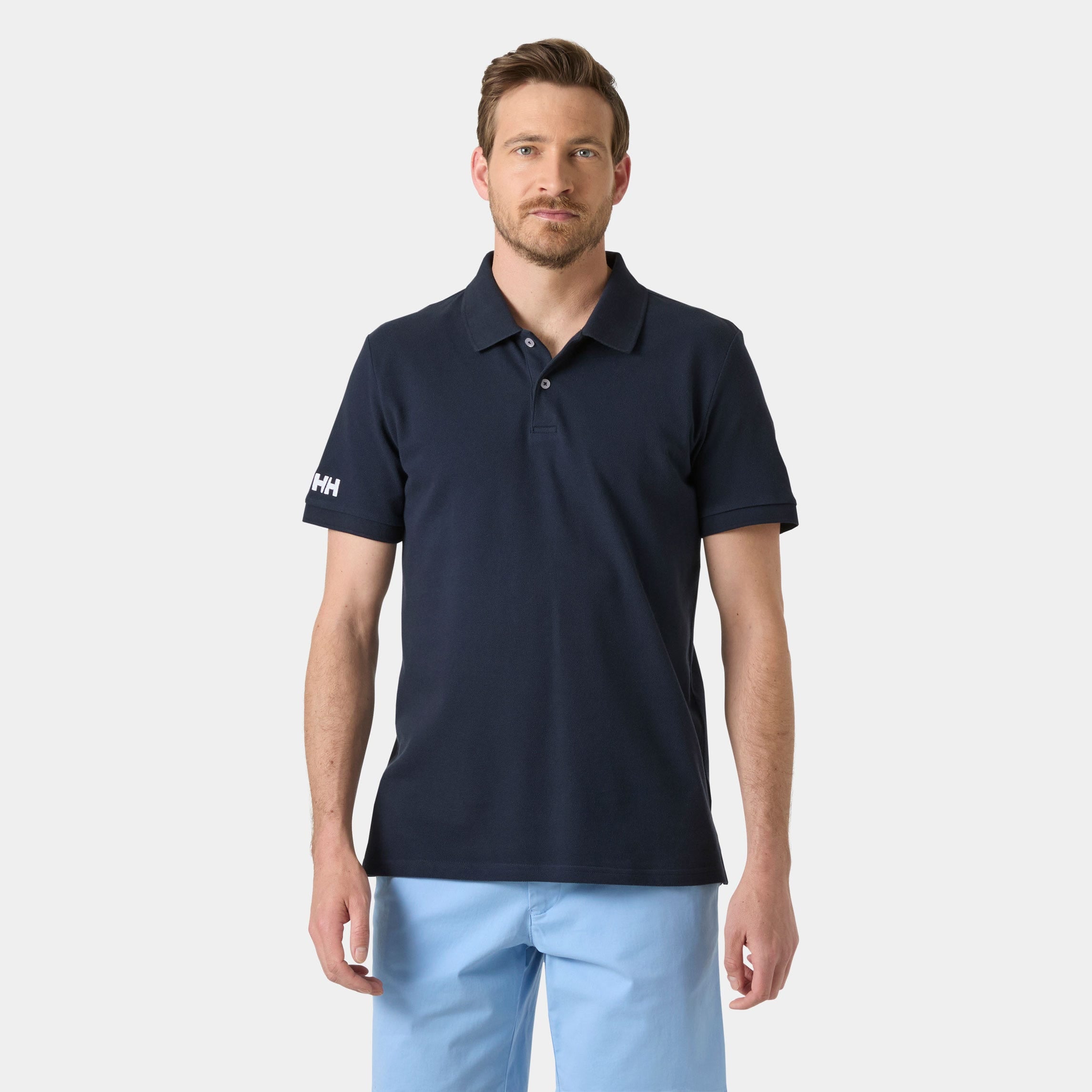 Men's Crew Polo Pique - 597 NAVY