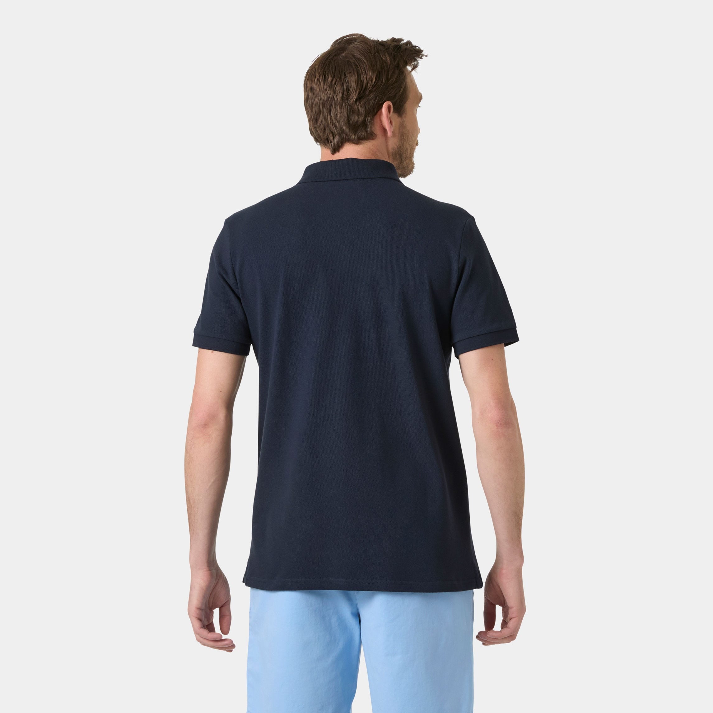 Men's Crew Polo Pique - 597 NAVY