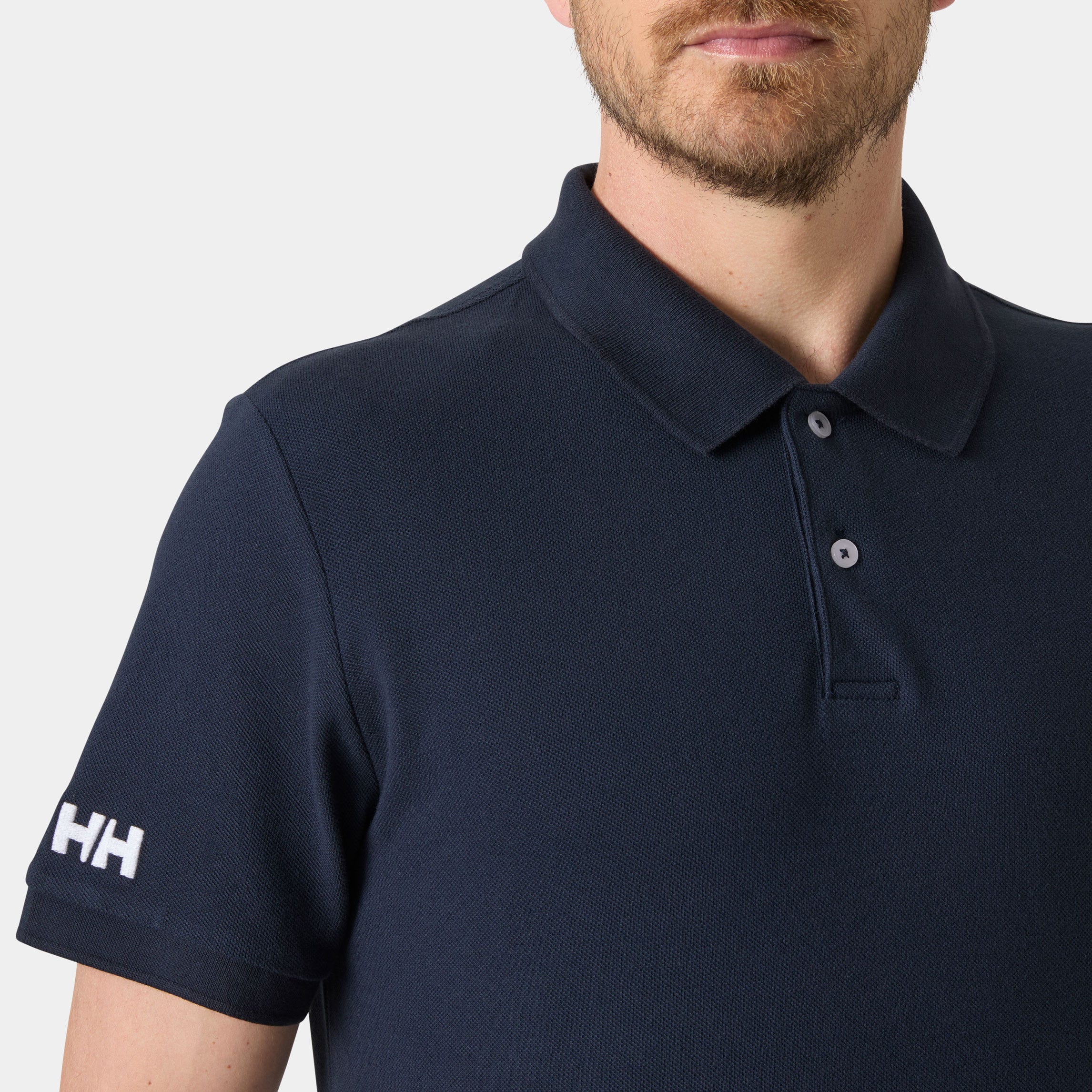 Men's Crew Polo Pique - 597 NAVY