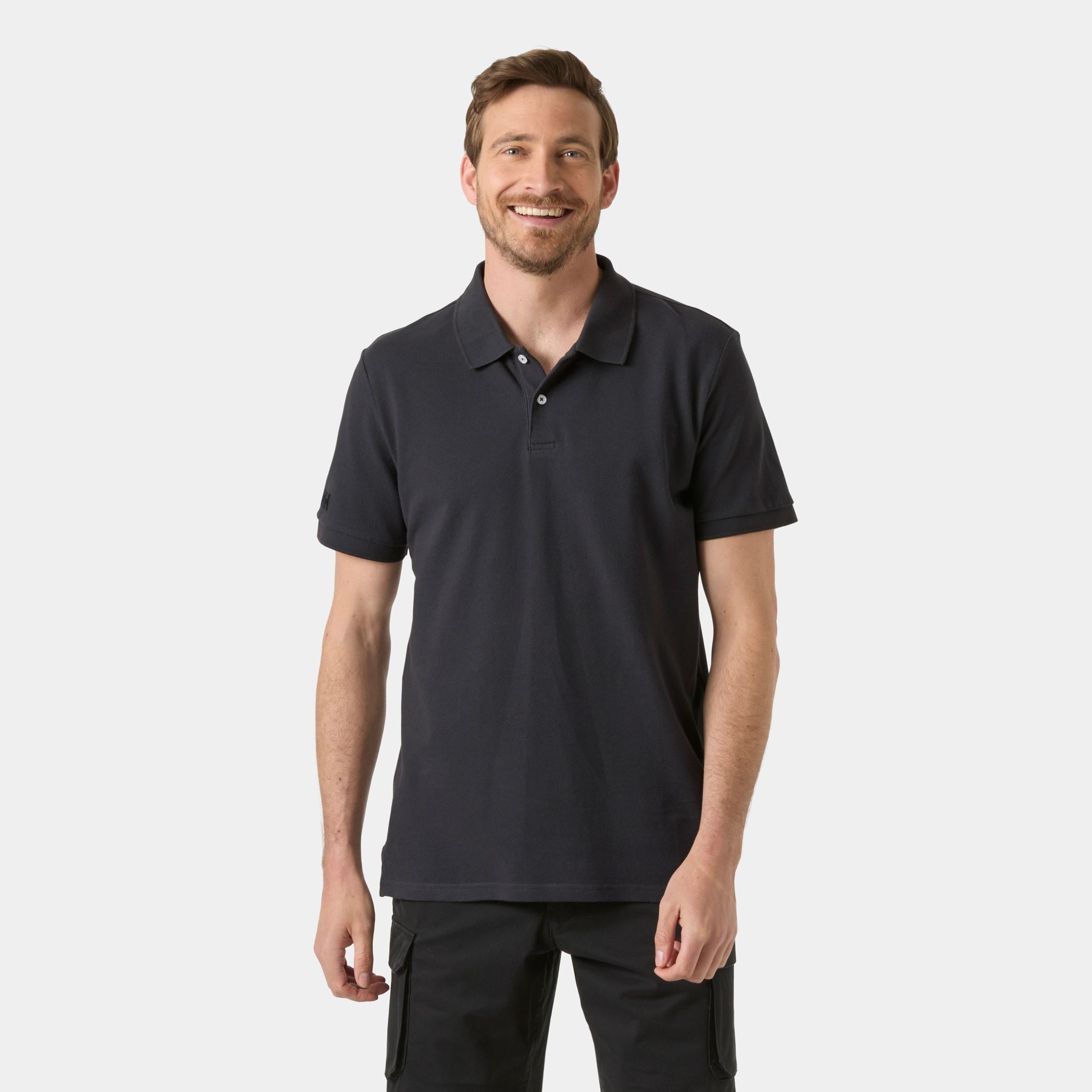Men's Crew Polo Pique - 980 EBONY