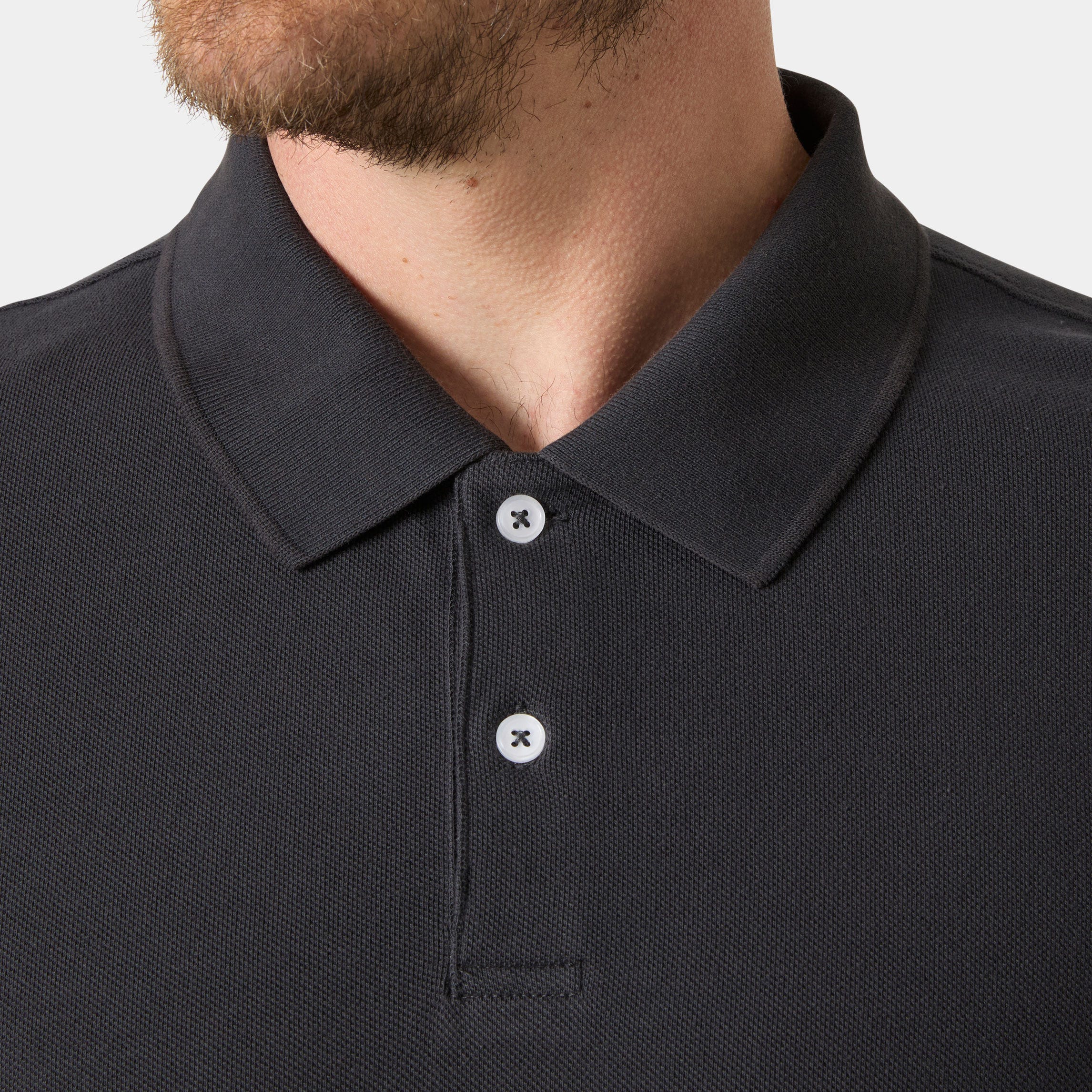 Men's Crew Polo Pique - 980 EBONY