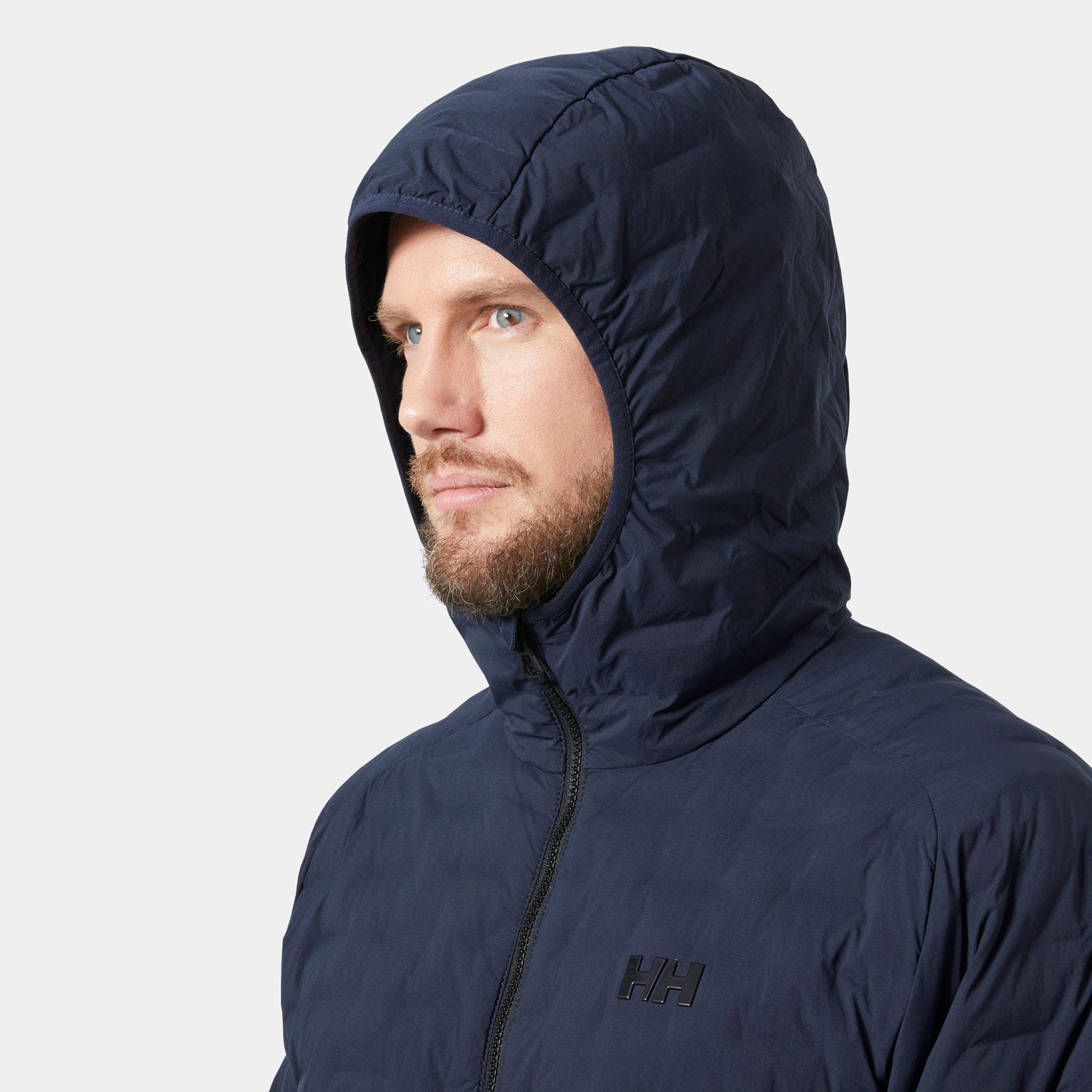 Men's HP Hybrid Stretch Hooded Insulator - 597 NAVY