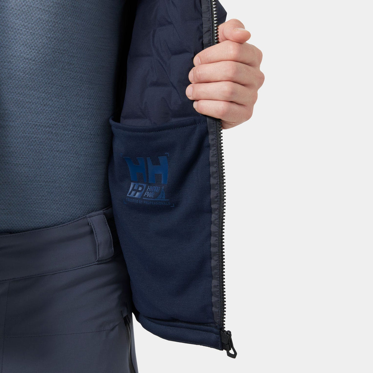 Men's HP Hybrid Stretch Hooded Insulator - 597 NAVY