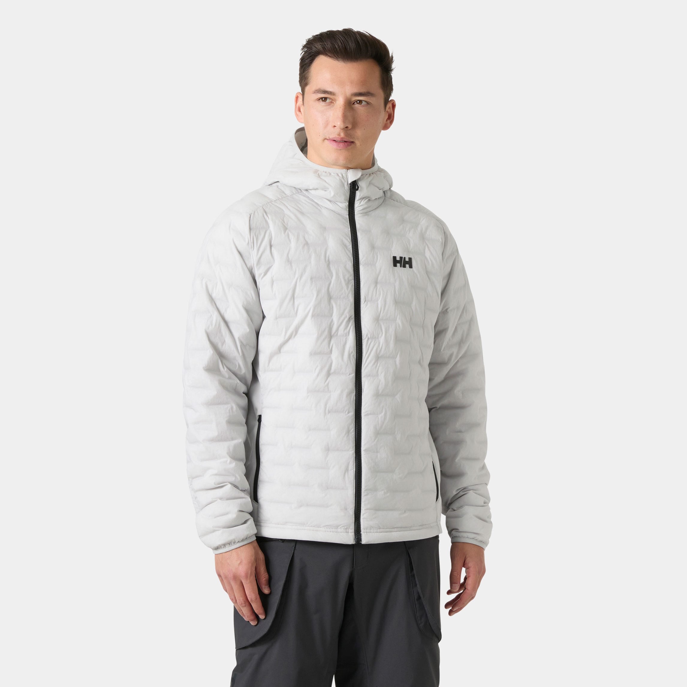 Men's HP Hybrid Stretch Hooded Insulator - 853 GREY FOG