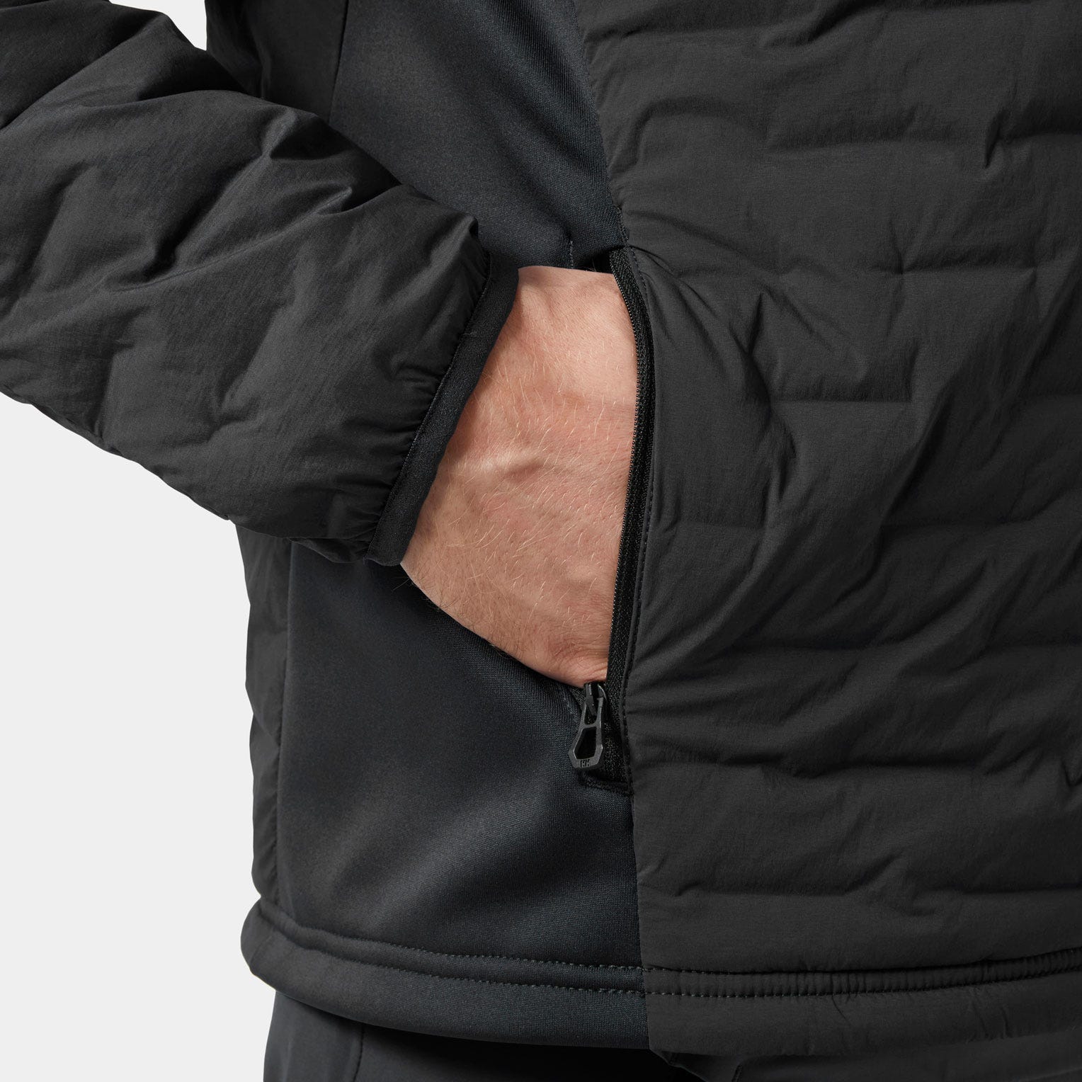 Men's HP Hybrid Stretch Hooded Insulator - 980 EBONY