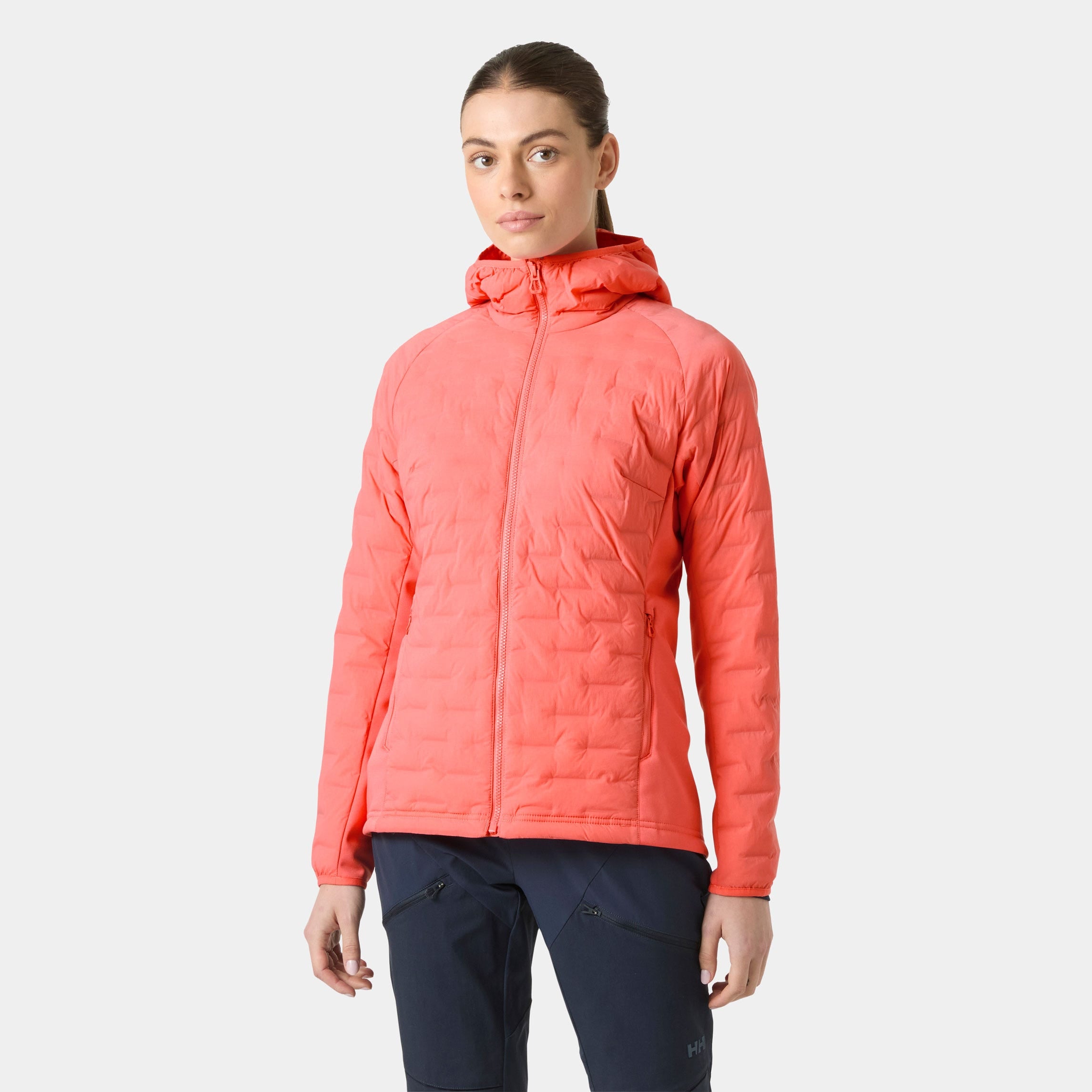 Women's HP Hooded Stretch Insulator - 098 SUNSET PINK
