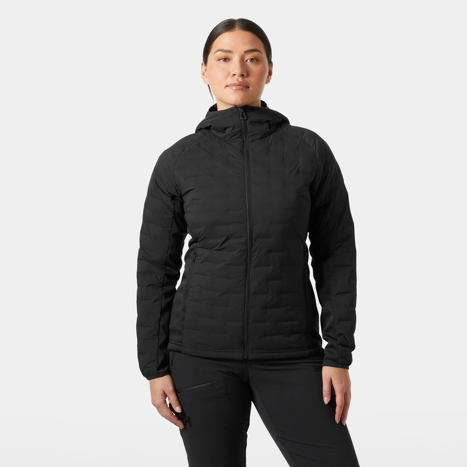 Women's HP Hooded Stretch Insulator - 980 EBONY