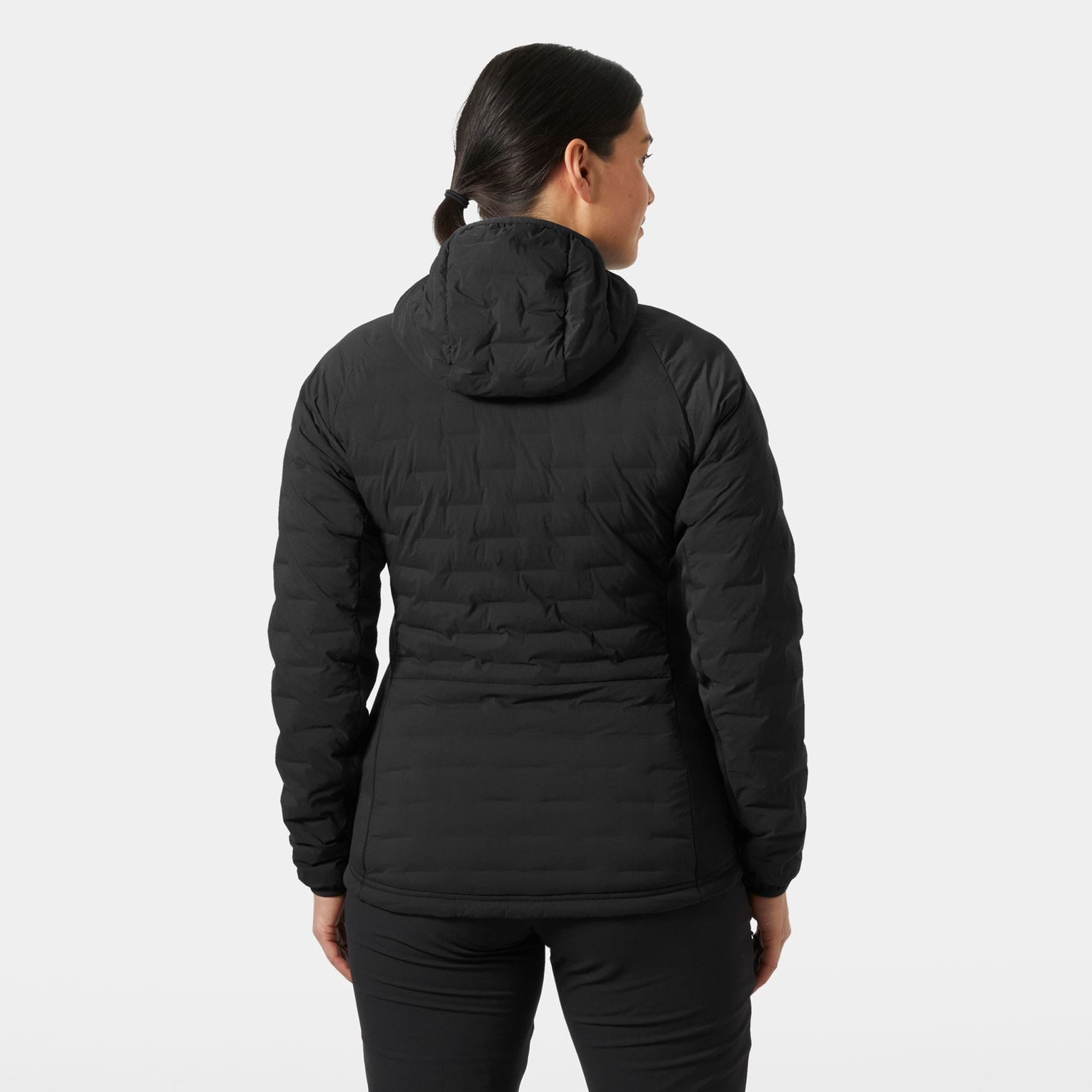 Women's HP Hooded Stretch Insulator - 980 EBONY