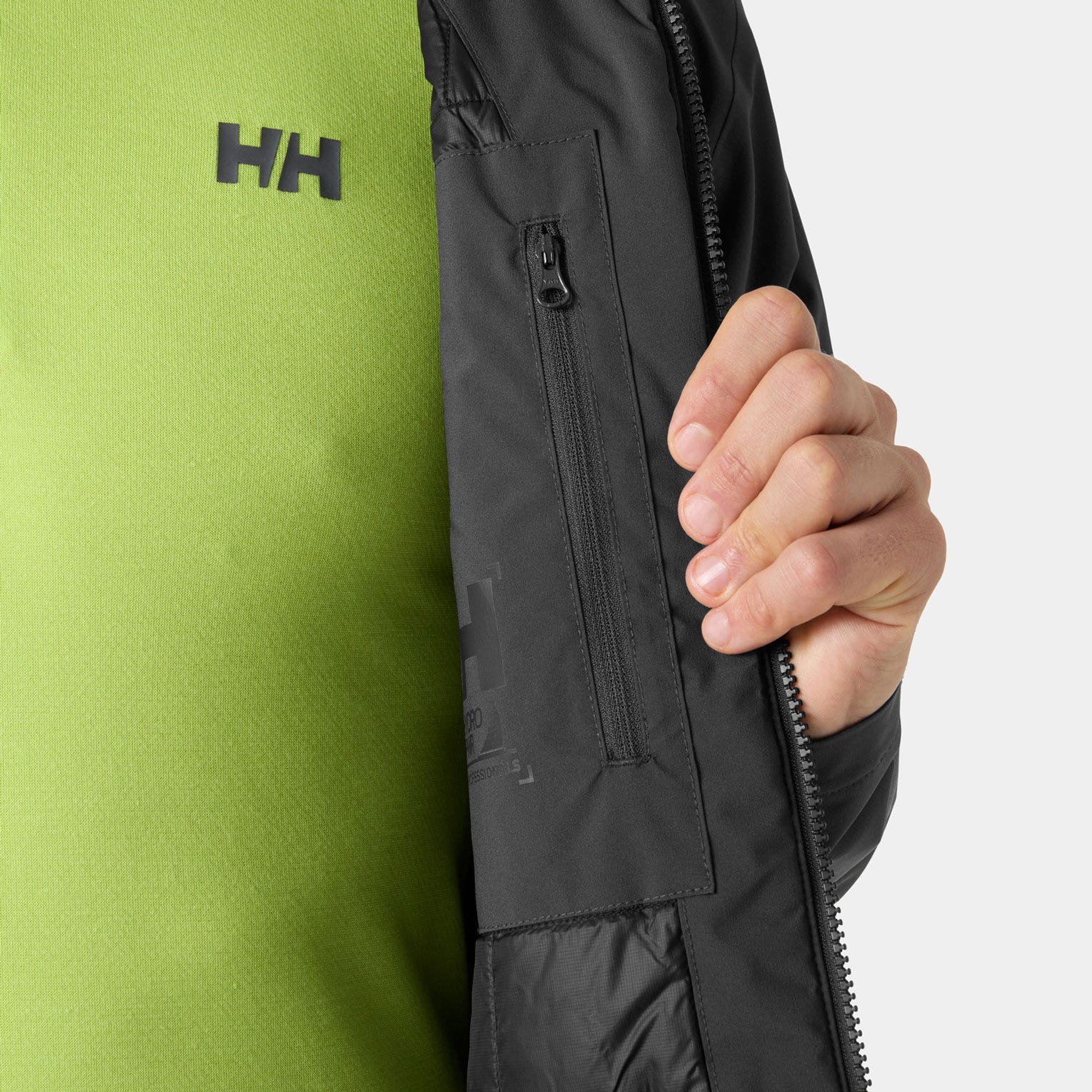 Men's HP Racing LIFALOFT™ Hooded Jacket - 980 EBONY