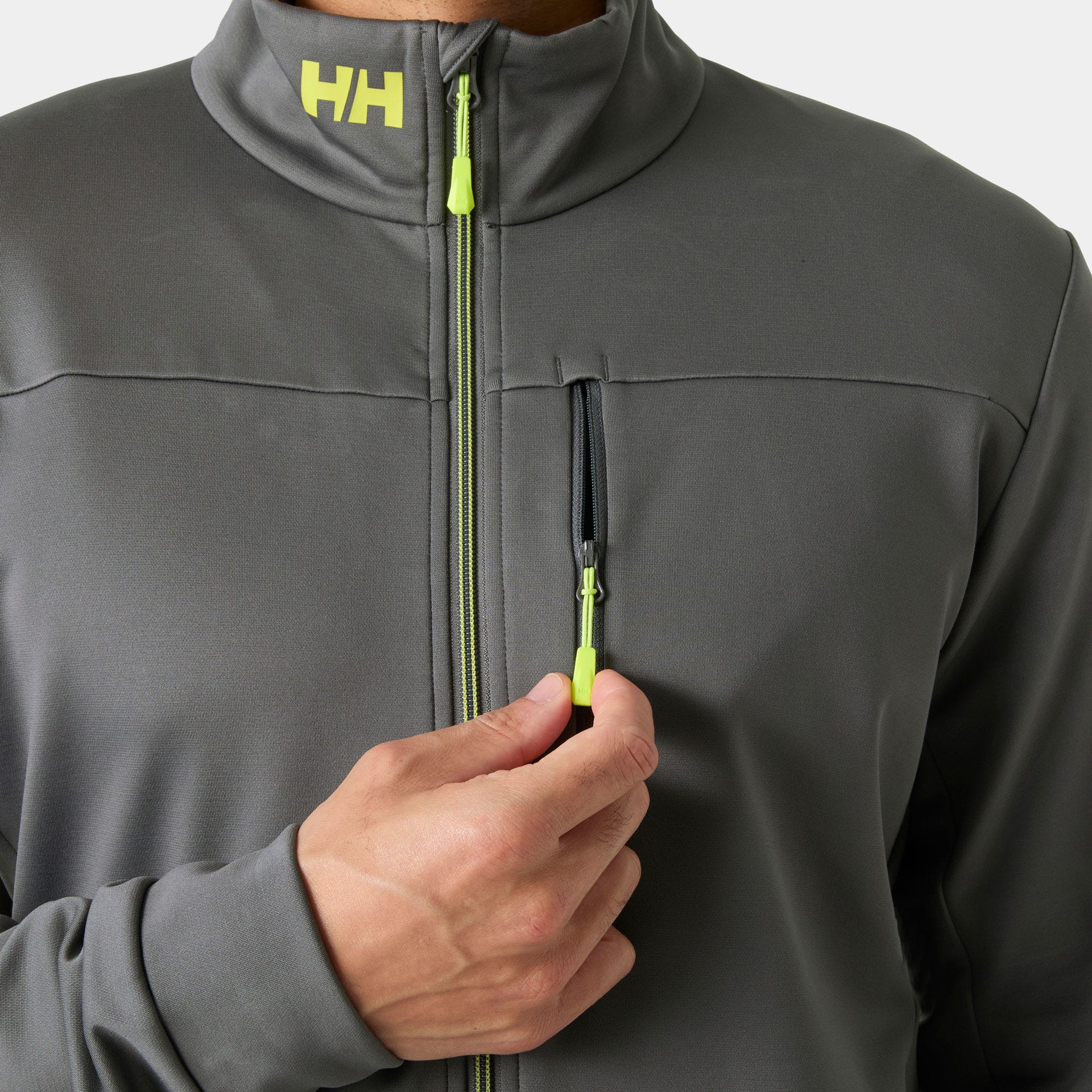 Men’s Crew Fleece Jacket - 831 THUNDER GRE