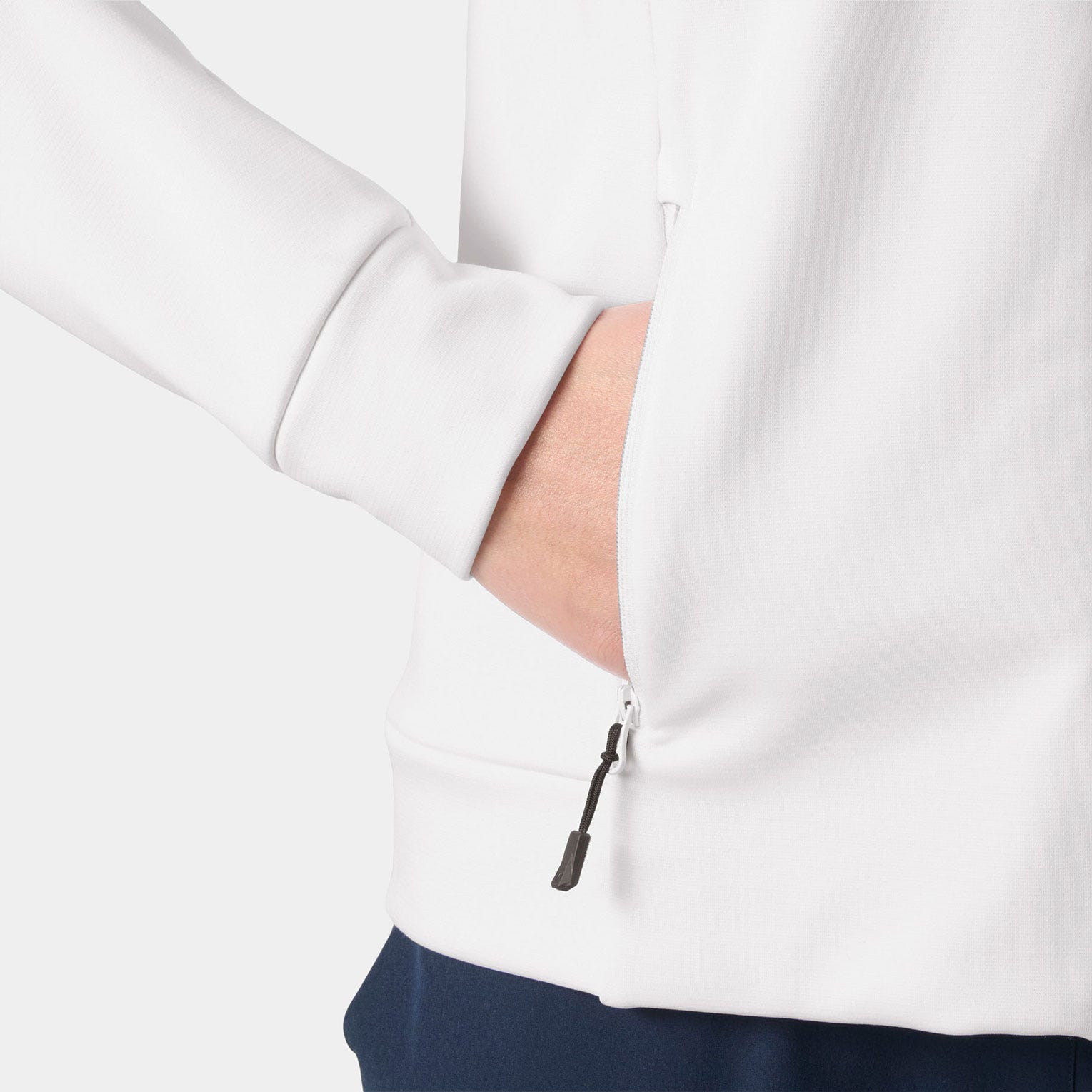 Women’s Crew Fleece Jacket - 001 WHITE