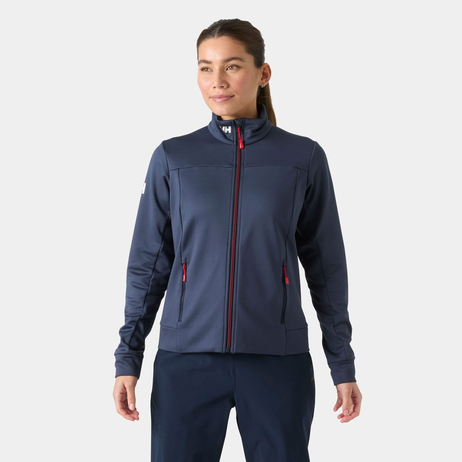 Women’s Crew Fleece Jacket - 597 NAVY