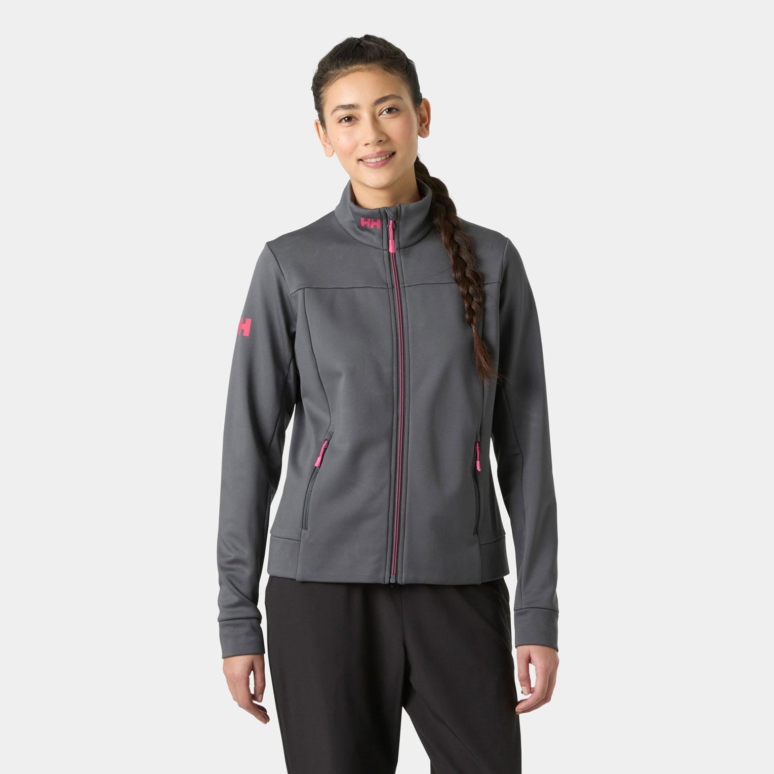 Women’s Crew Fleece Jacket - 831 THUNDER GRE