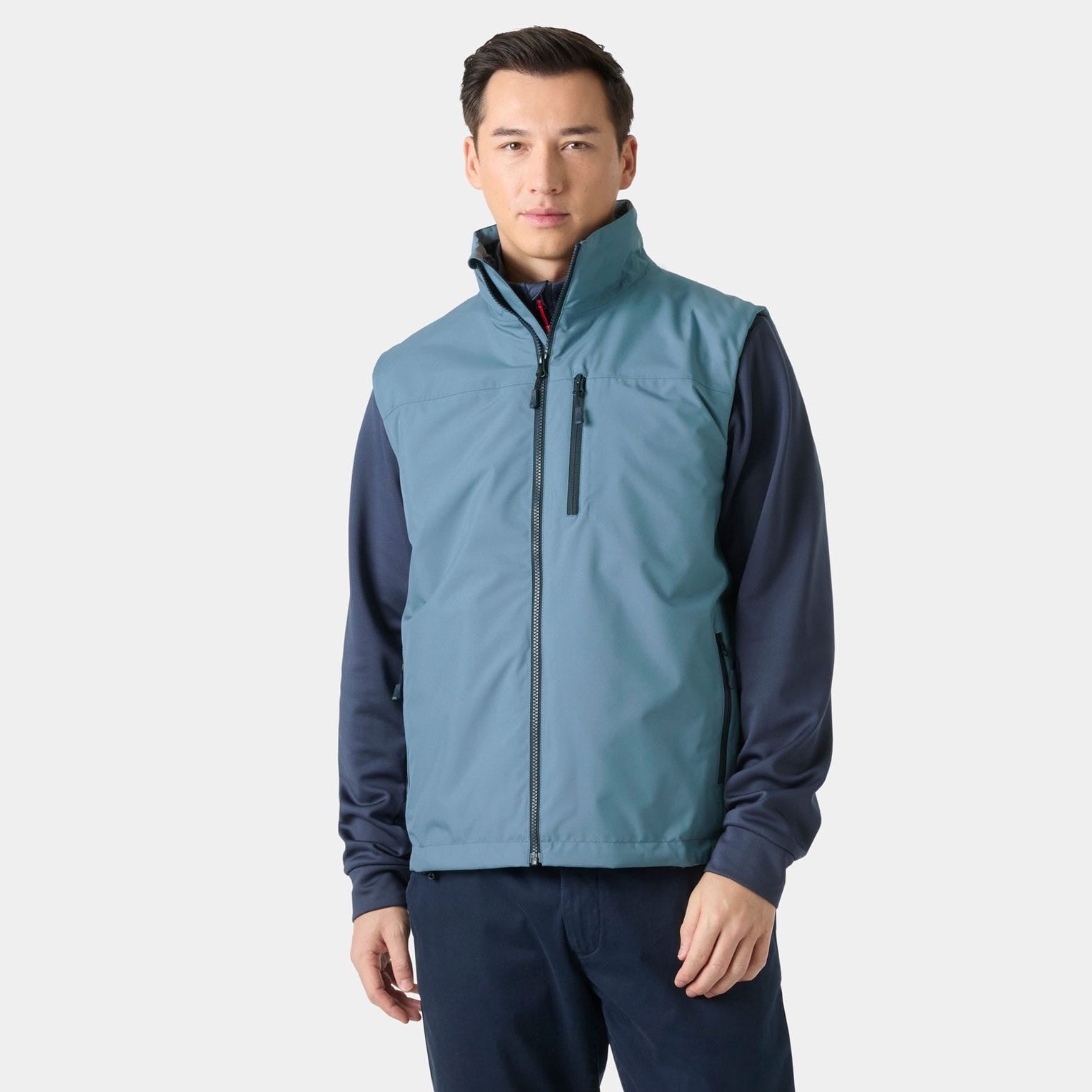 Men’s Crew Pile Vest - 601 WASHED NAVY