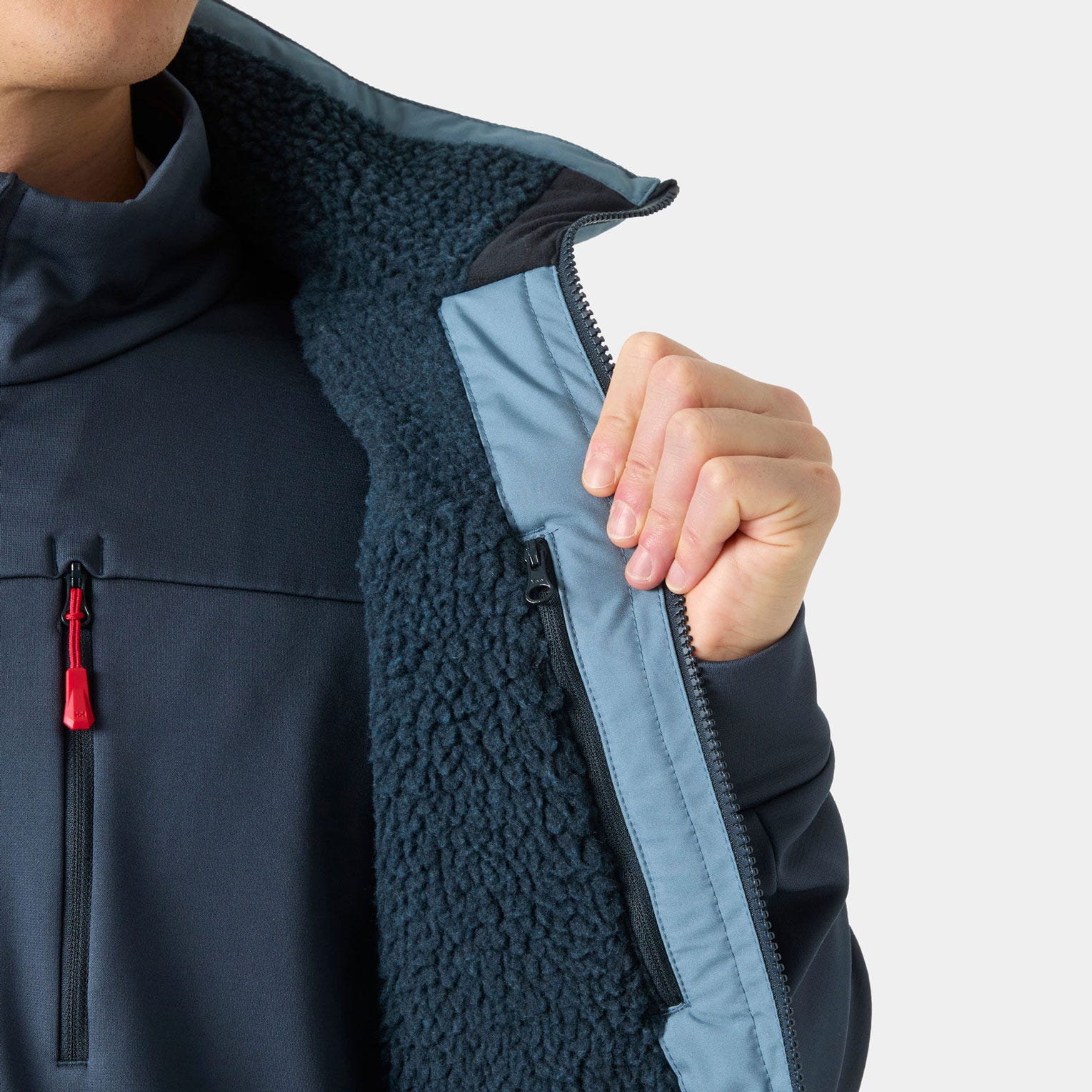 Men’s Crew Pile Vest - 601 WASHED NAVY