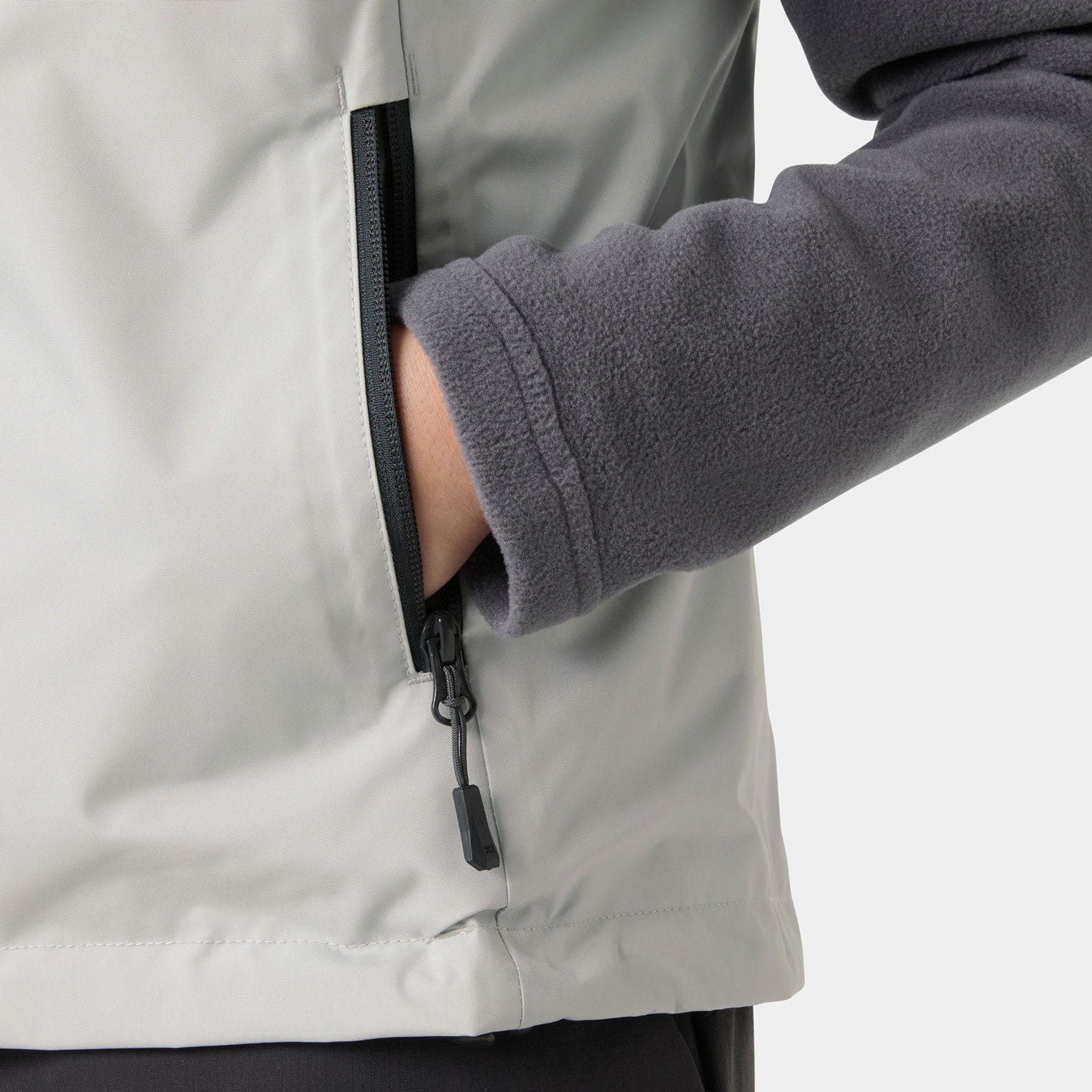 Women’s Crew Pile Vest - 853 GREY FOG